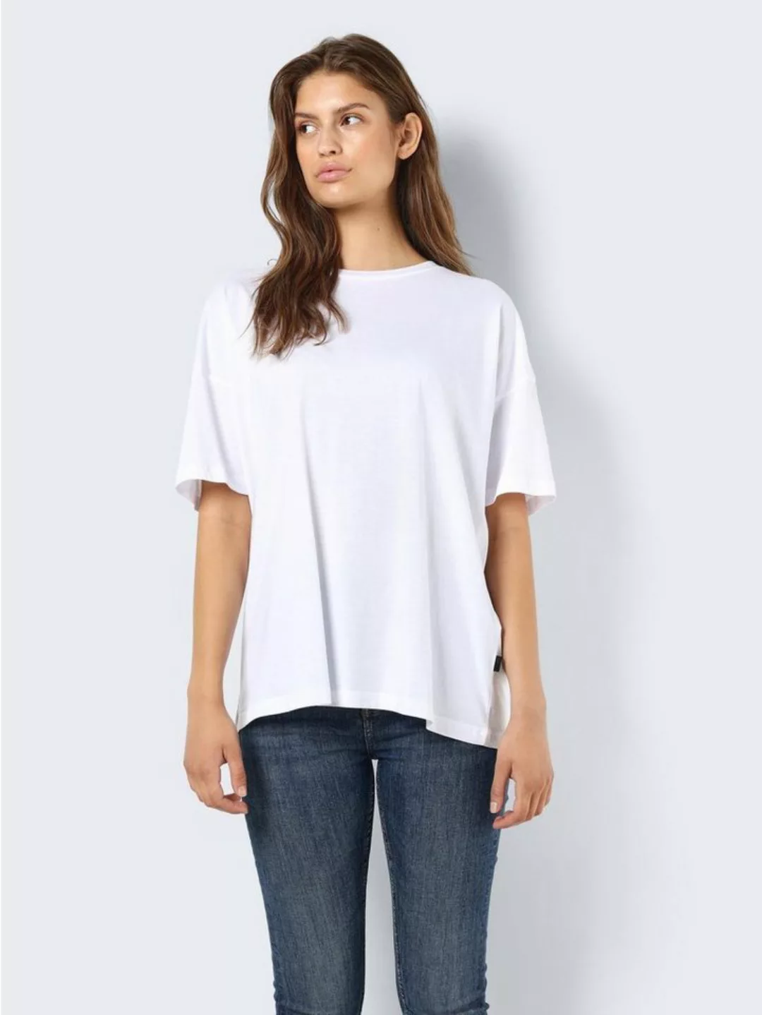 Noisy may T-Shirt Lockeres T-shirt Oversized Oberteil Dropped Shoulder NMID günstig online kaufen