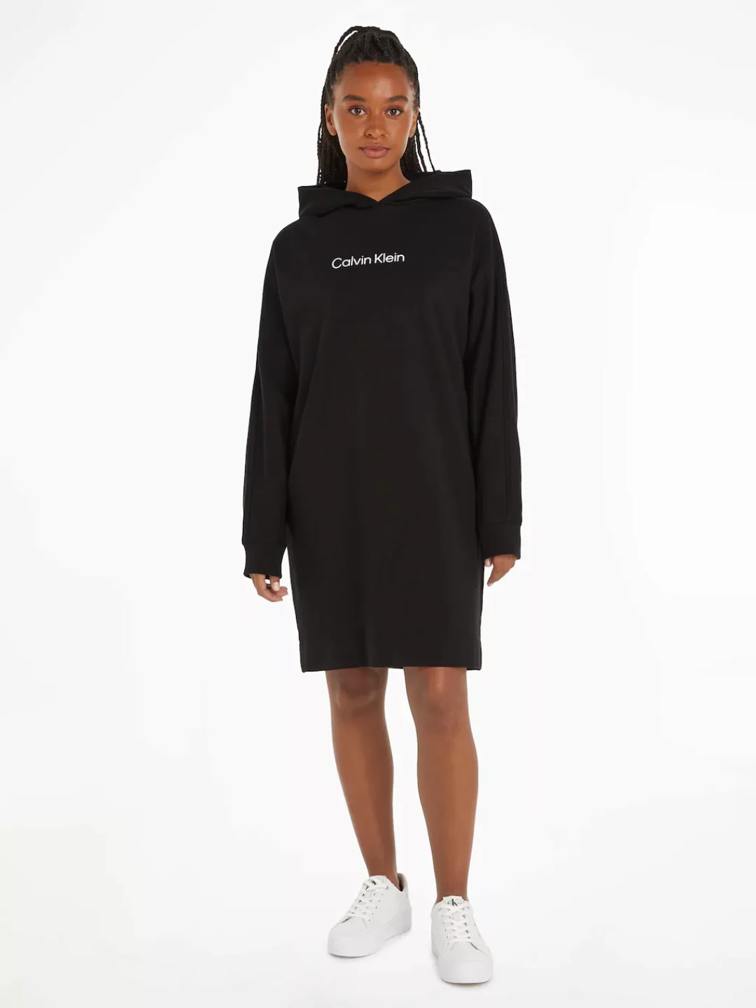 Calvin Klein Sweatkleid "HERO LOGO HOODIE DRESS" günstig online kaufen