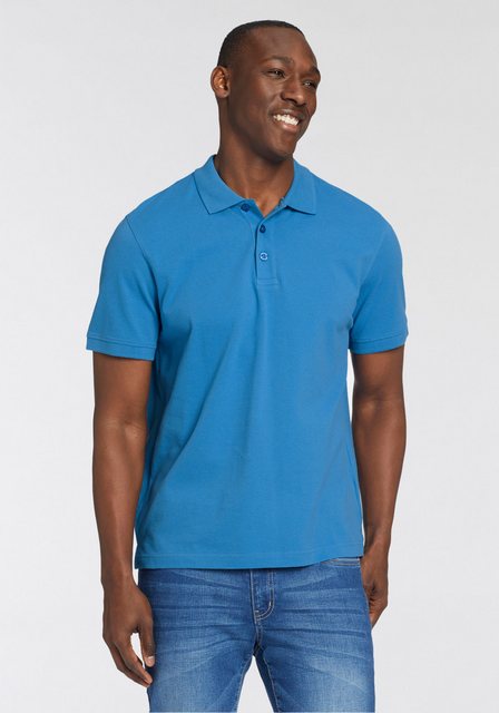 Man's World Poloshirt Kurzarm, lockere Passform, unifarben günstig online kaufen