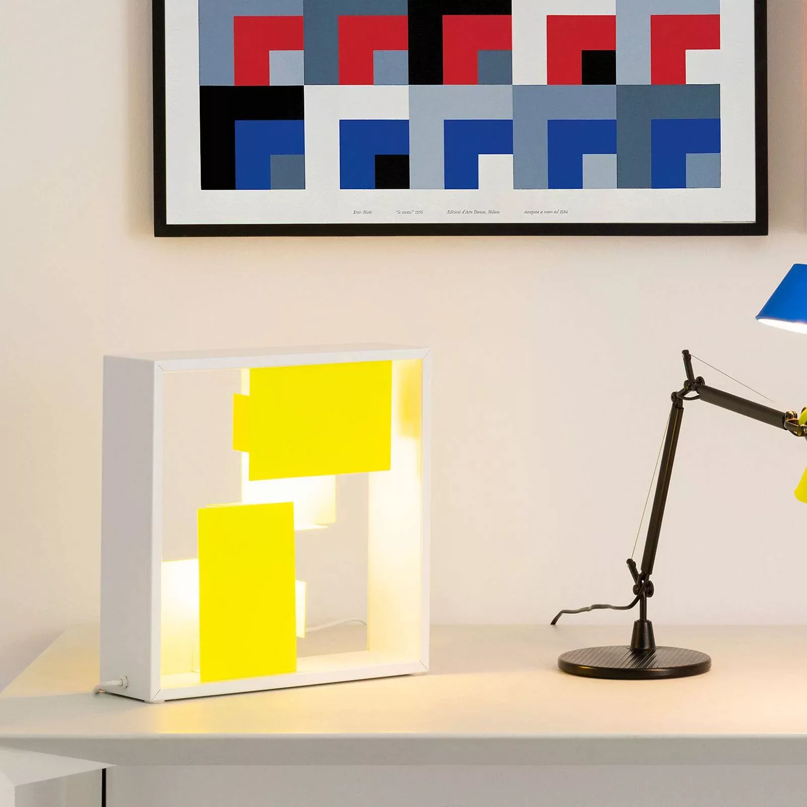 Artemide Fato Bicolor Wandleuchte white/yellow günstig online kaufen