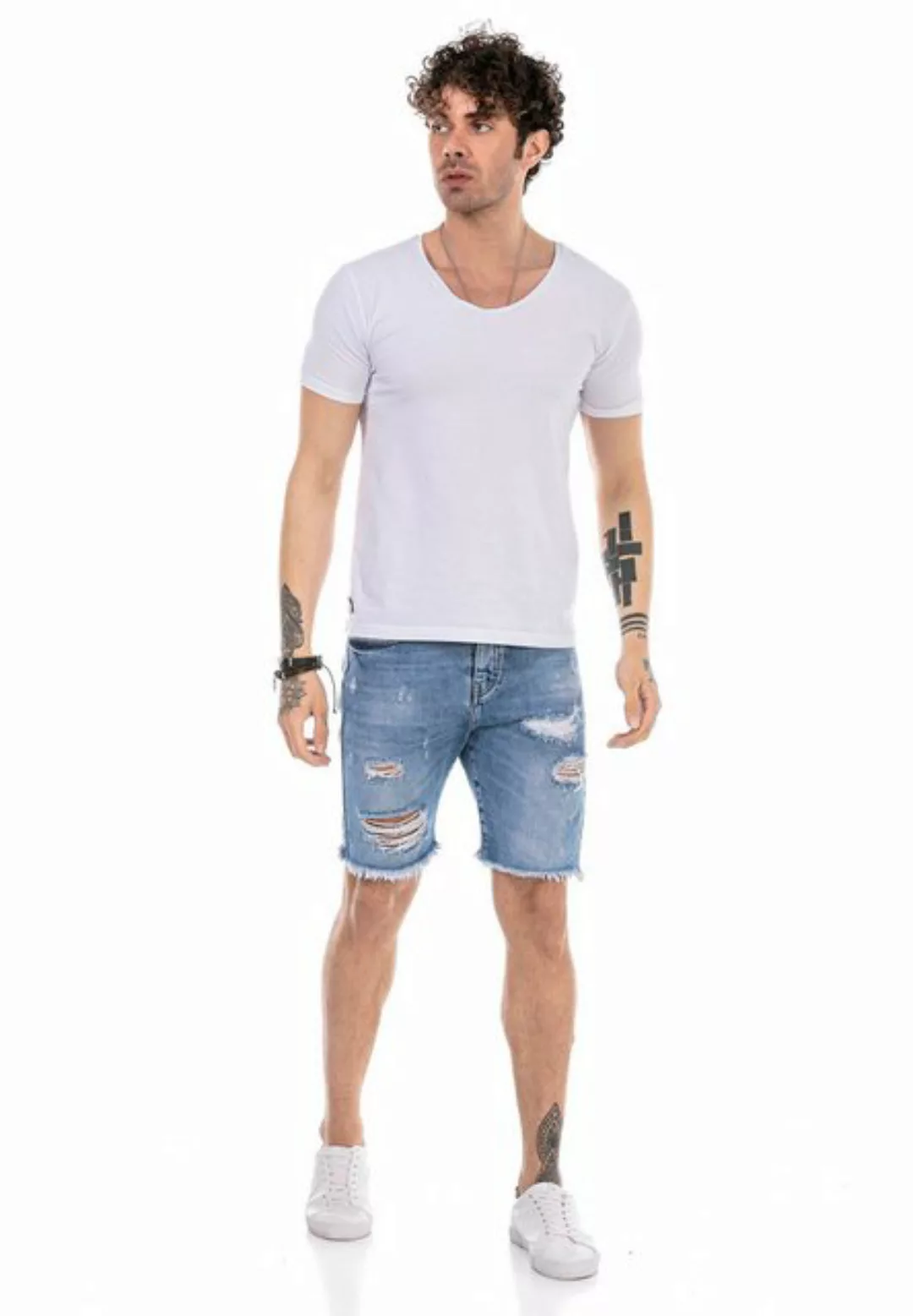 Return Jeansshorts Red Bridge Herren Jeans Shorts Kurze Hose Denim Capri Di günstig online kaufen