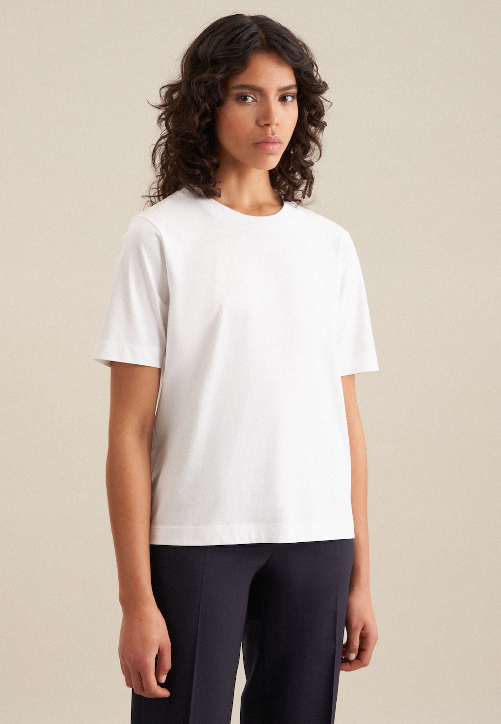 seidensticker T-Shirt "THE TSHIRT", Kurzarm Rundhals Uni günstig online kaufen