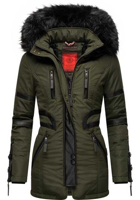 Navahoo Wintermantel Moony stylischer Damen Winter Jacke mit Kapuze günstig online kaufen