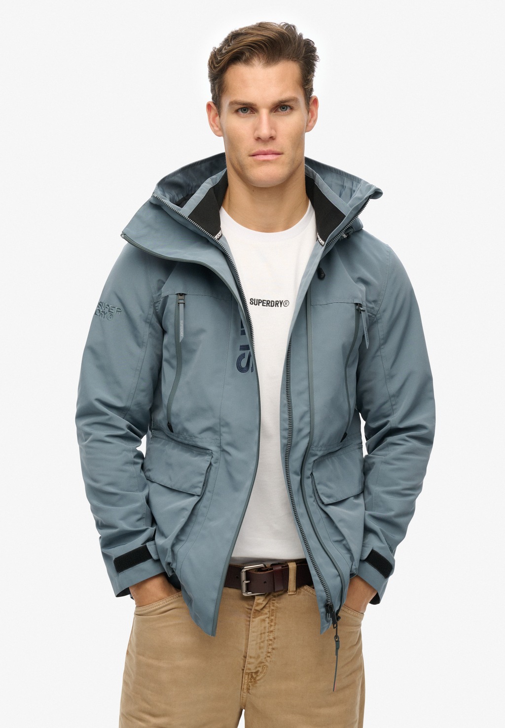 Superdry Outdoorjacke "HOOD ULTIMATE EMB WINDBREAKER", ohne Kapuze günstig online kaufen