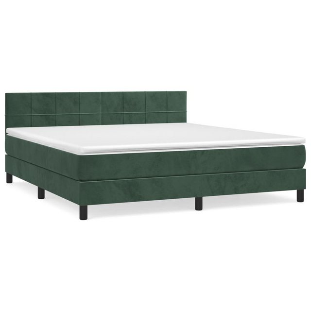 vidaXL Boxspringbett Bett Boxspringbett mit Matratze Samt (180 x 200 cm, Gr günstig online kaufen