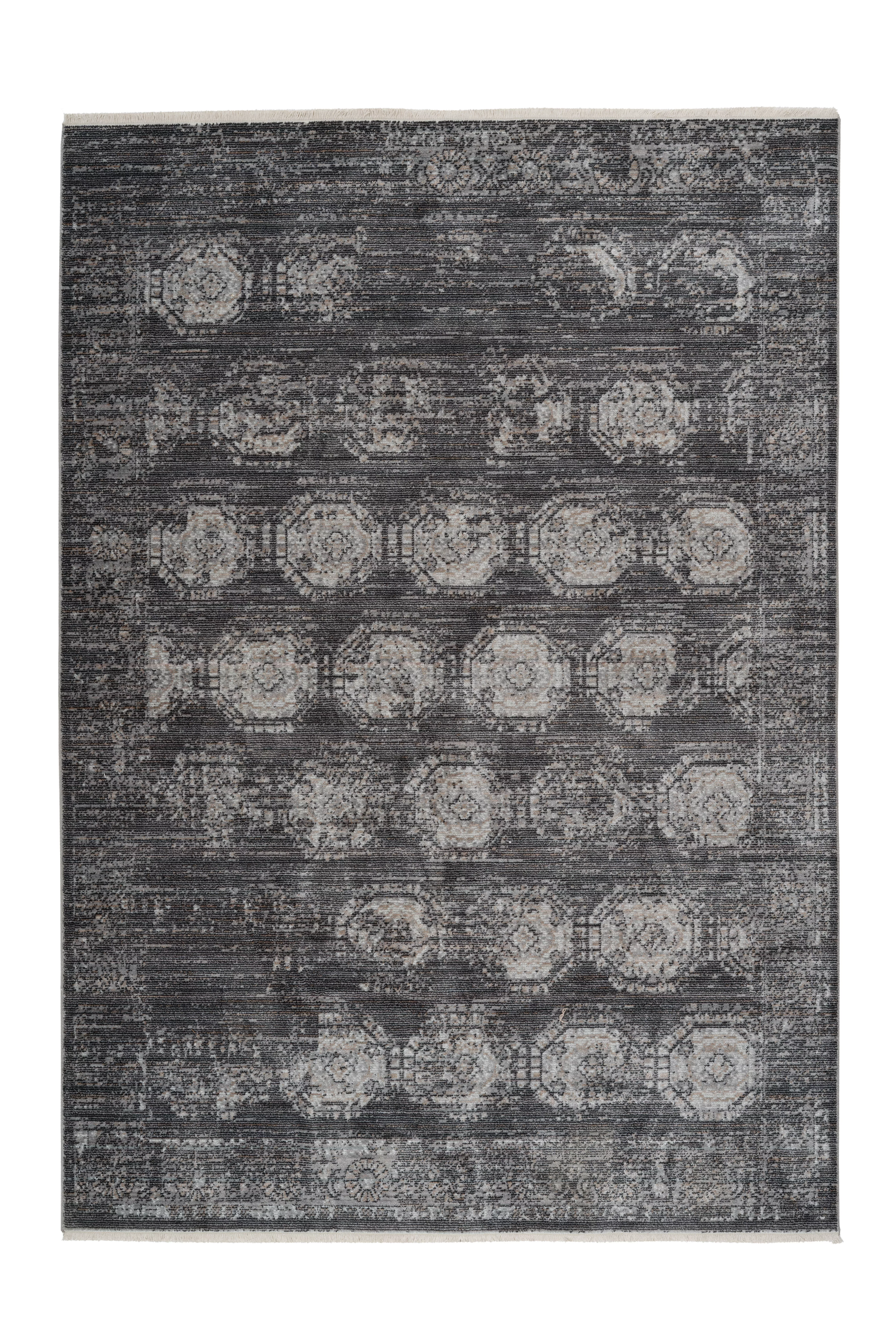 360Living Teppich Baroque anthrazit B/L: ca. 160x230 cm günstig online kaufen