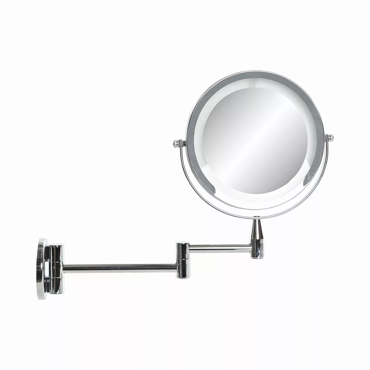 Vergrößerungsspiegel Mit Led Dkd Home Decor Silberfarben Metall (38 X 4 X 2 günstig online kaufen