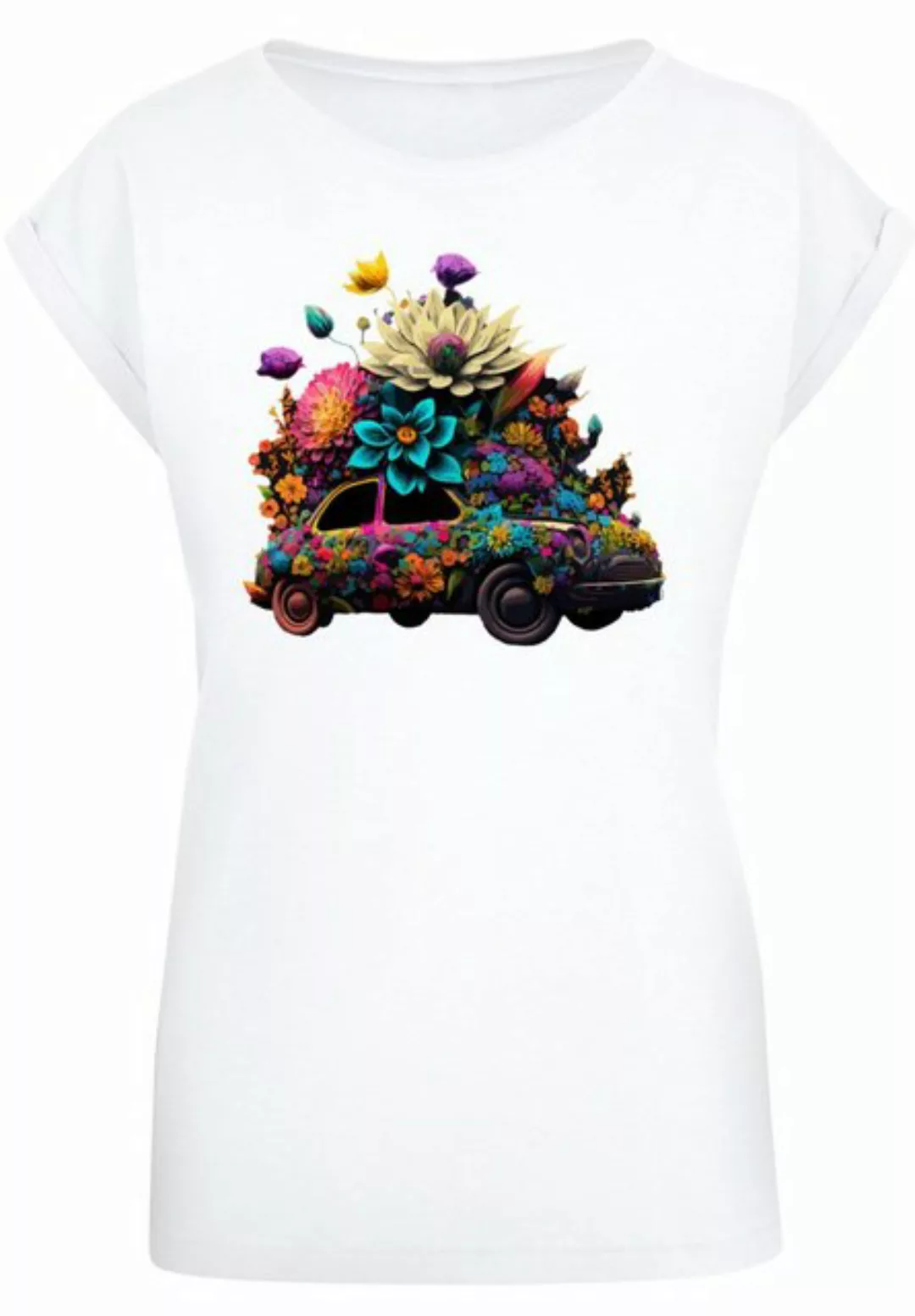 F4NT4STIC T-Shirt "Blumen Auto Tee", Print günstig online kaufen