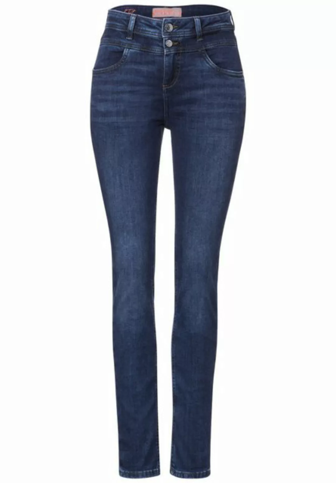 STREET ONE Gerade Jeans High Waist günstig online kaufen