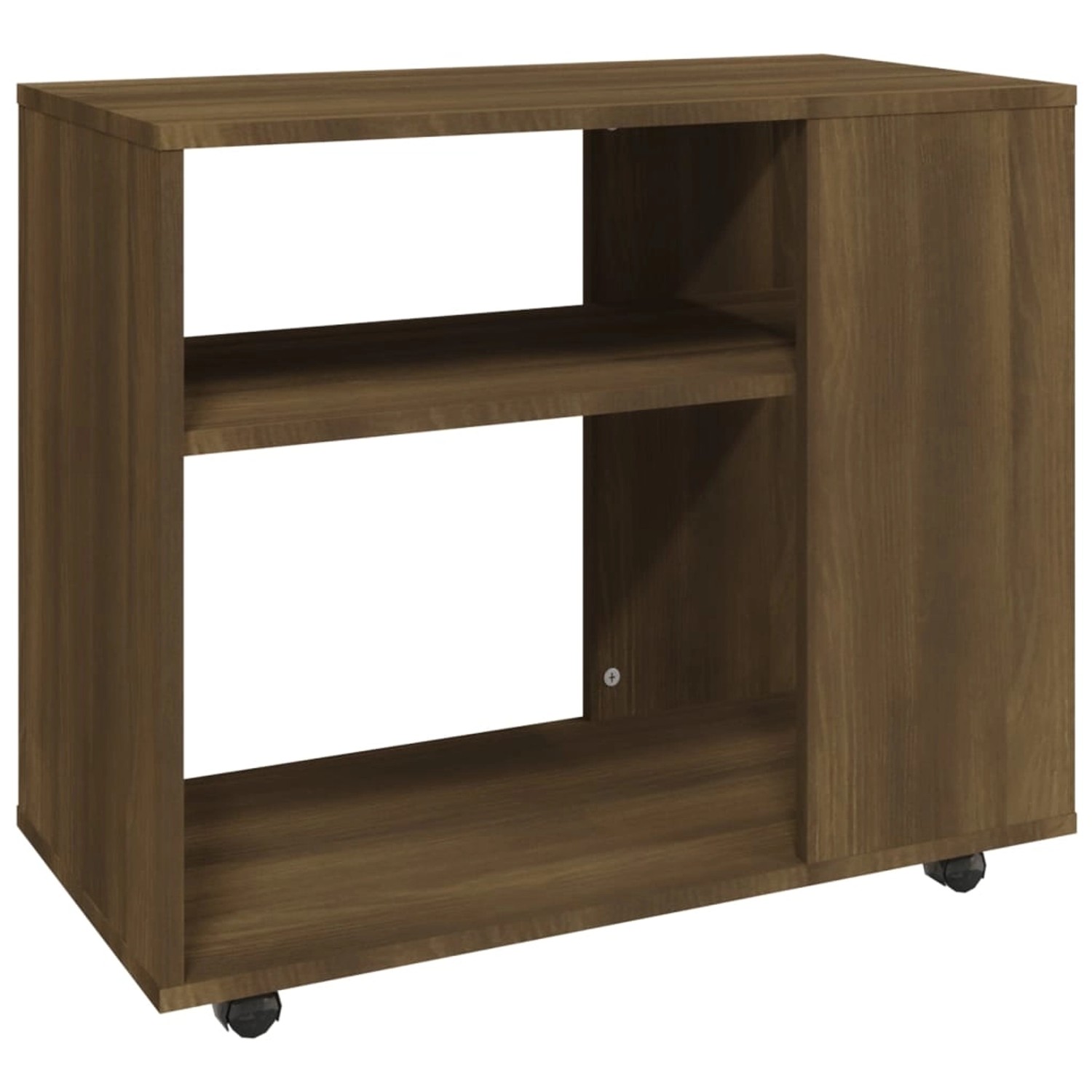 vidaXL Beistelltisch Braun Eiche 70x35x55 cm Holzwerkstoff günstig online kaufen