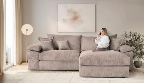 Home affaire Ecksofa »Soft&Cosy XXL L-Form - Breite 303 cm«, Mega-Sofa, in günstig online kaufen