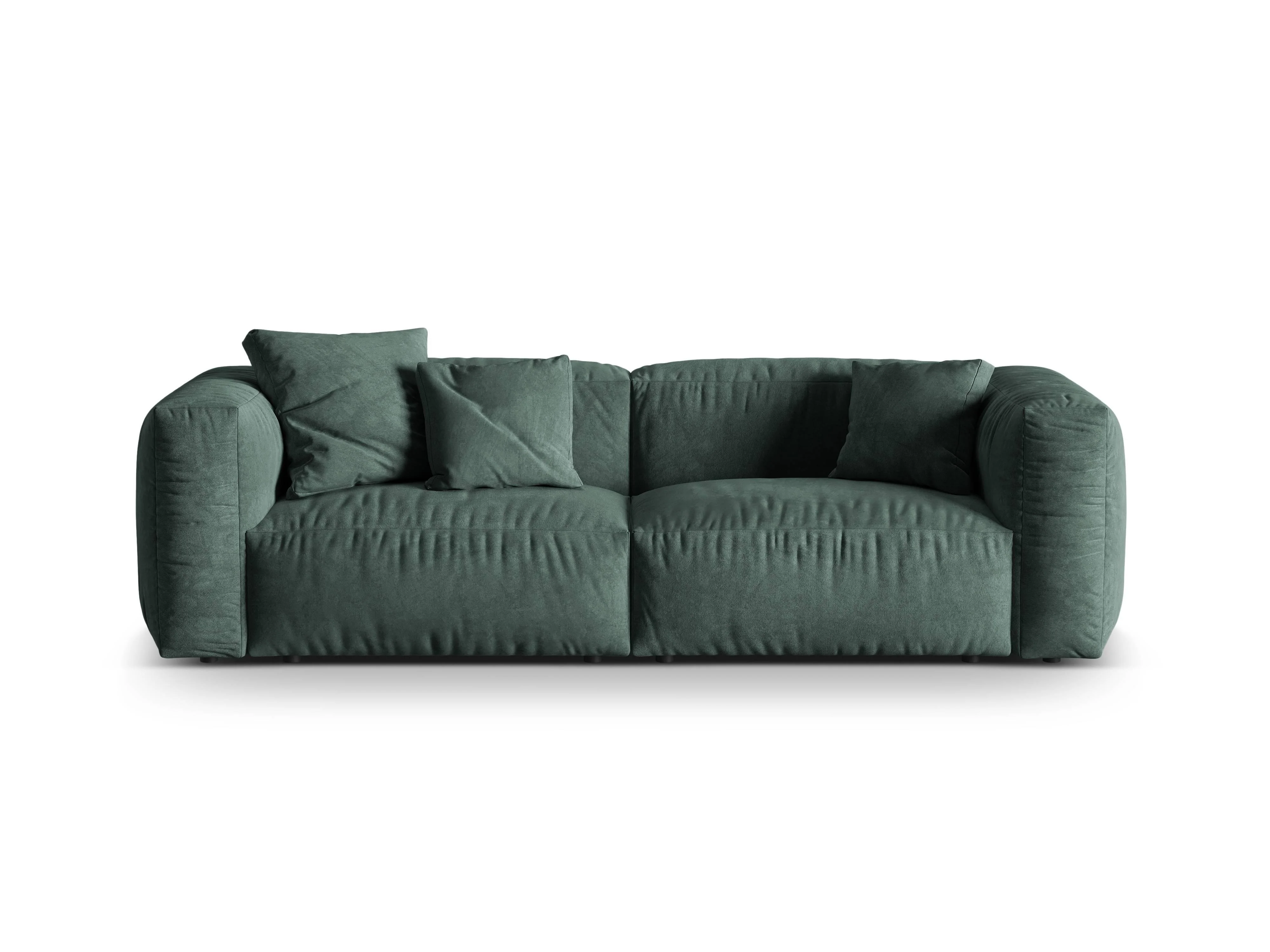 Micadoni | 3-Sitzer-Sofa Martina Samt günstig online kaufen