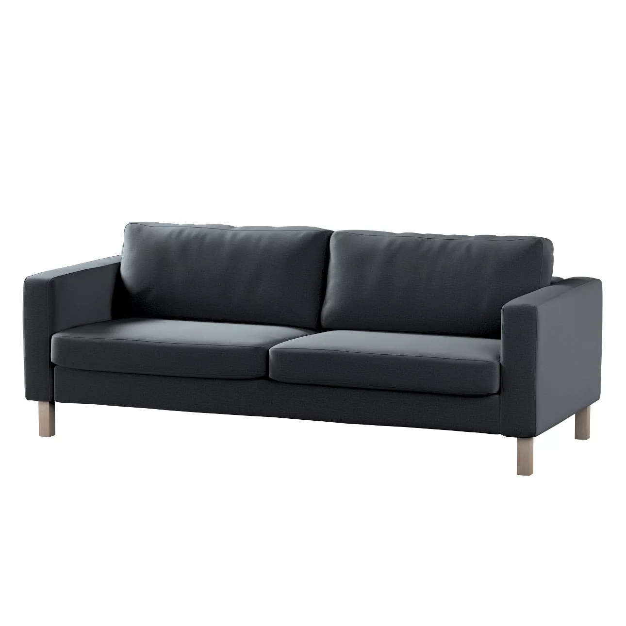 Bezug für Karlstad Schlafsofa, graphite, Bezug für Karlstad 3-Sitzer auskla günstig online kaufen