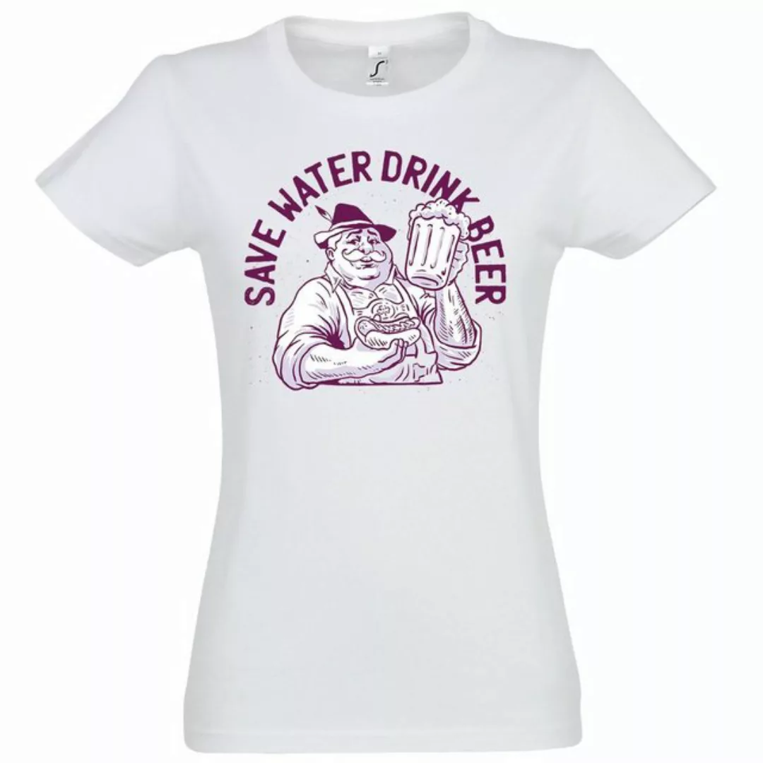 Youth Designz T-Shirt "Save Water, Drink Beer" Damen Shirt mit trendigem Fr günstig online kaufen
