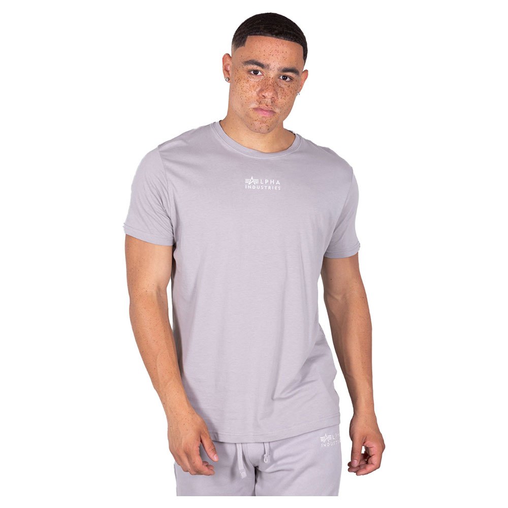 Alpha Industries Organics Emb Kurzärmeliges T-shirt XL Organic Grey günstig online kaufen