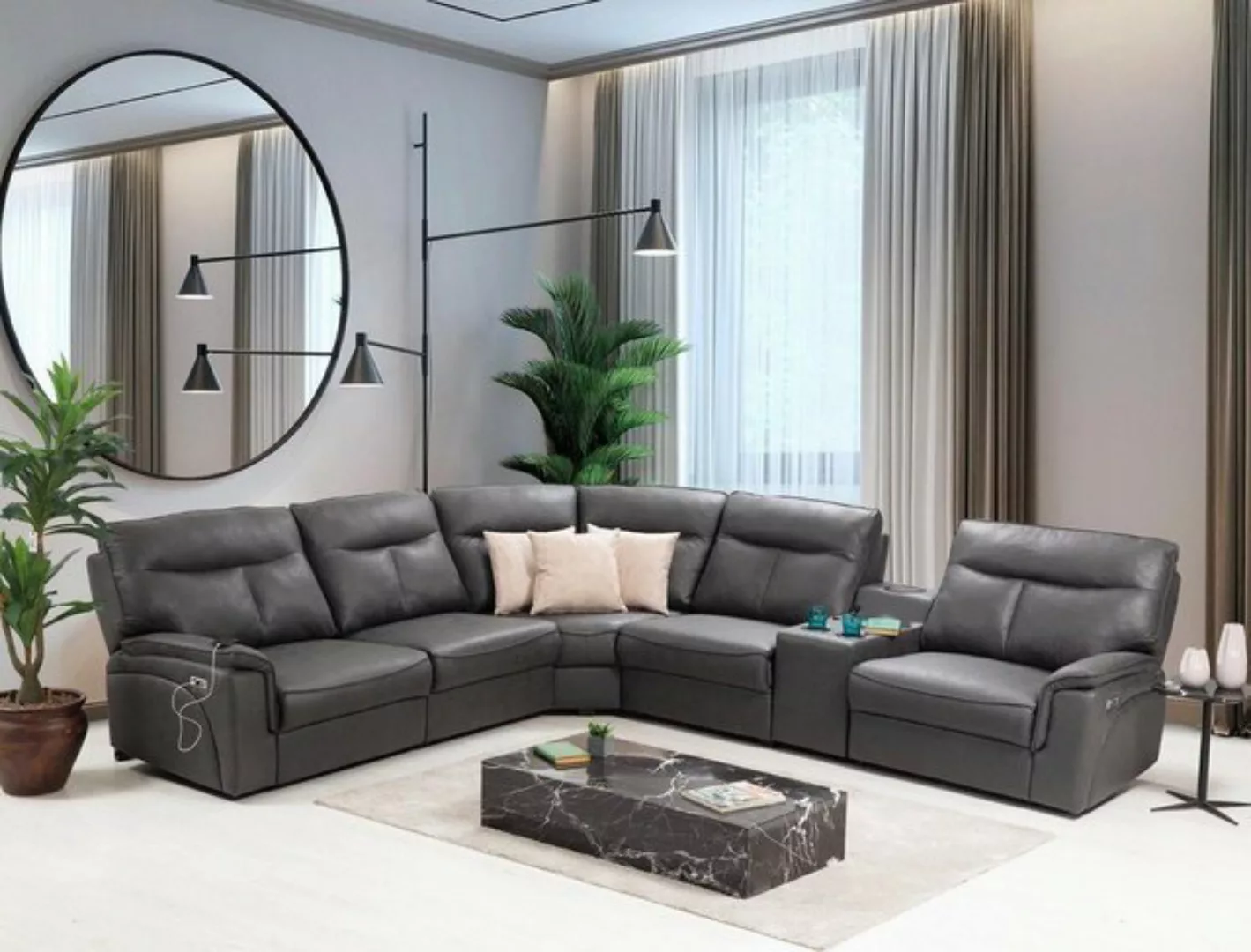 JVmoebel Ecksofa Design Ecksofa L-Form Sofa Couch Luxus Polster Möbel Moder günstig online kaufen