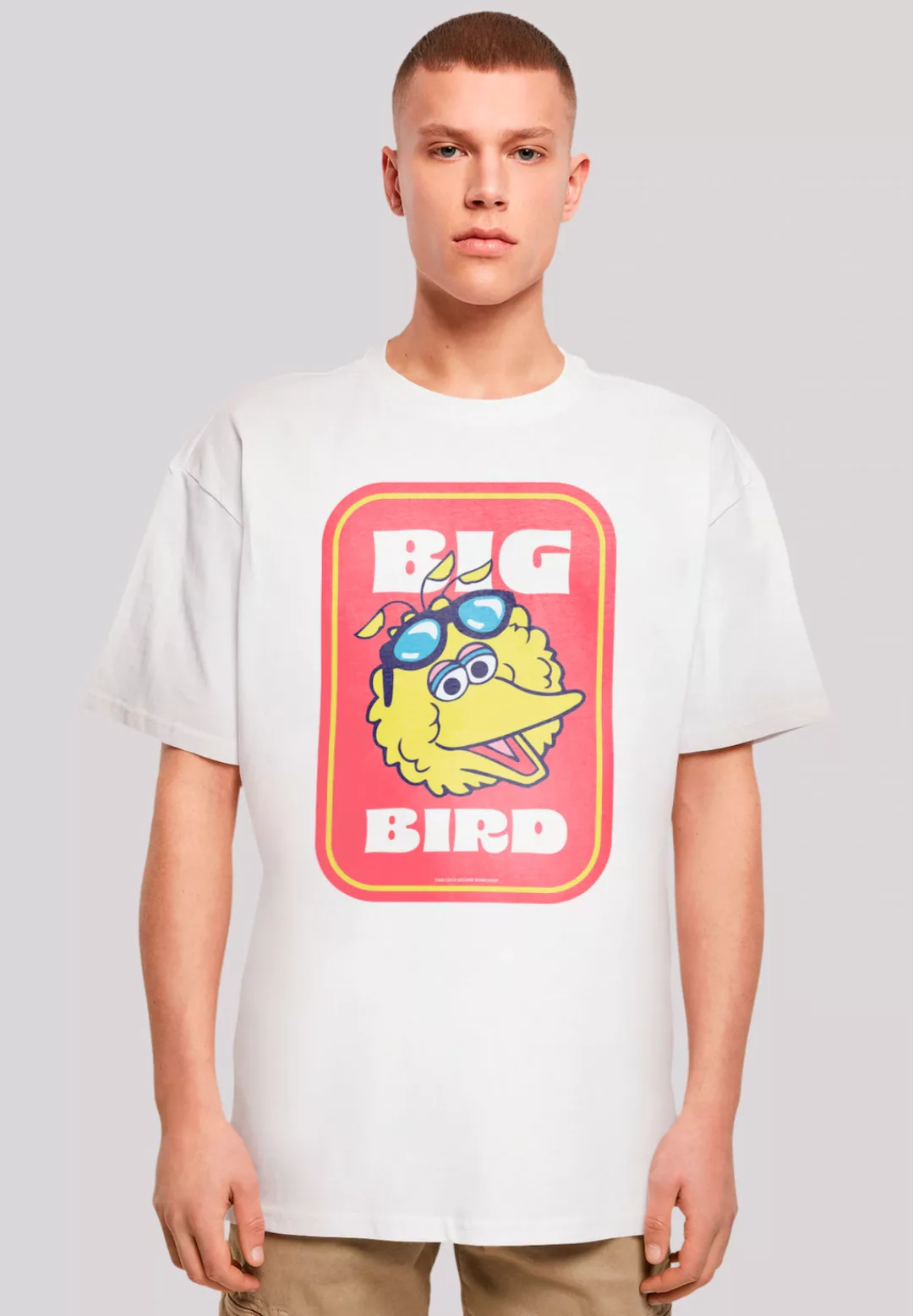 F4NT4STIC T-Shirt "Sesamstraße Bilbo Big Bird Sticker", Premium Qualität, W günstig online kaufen