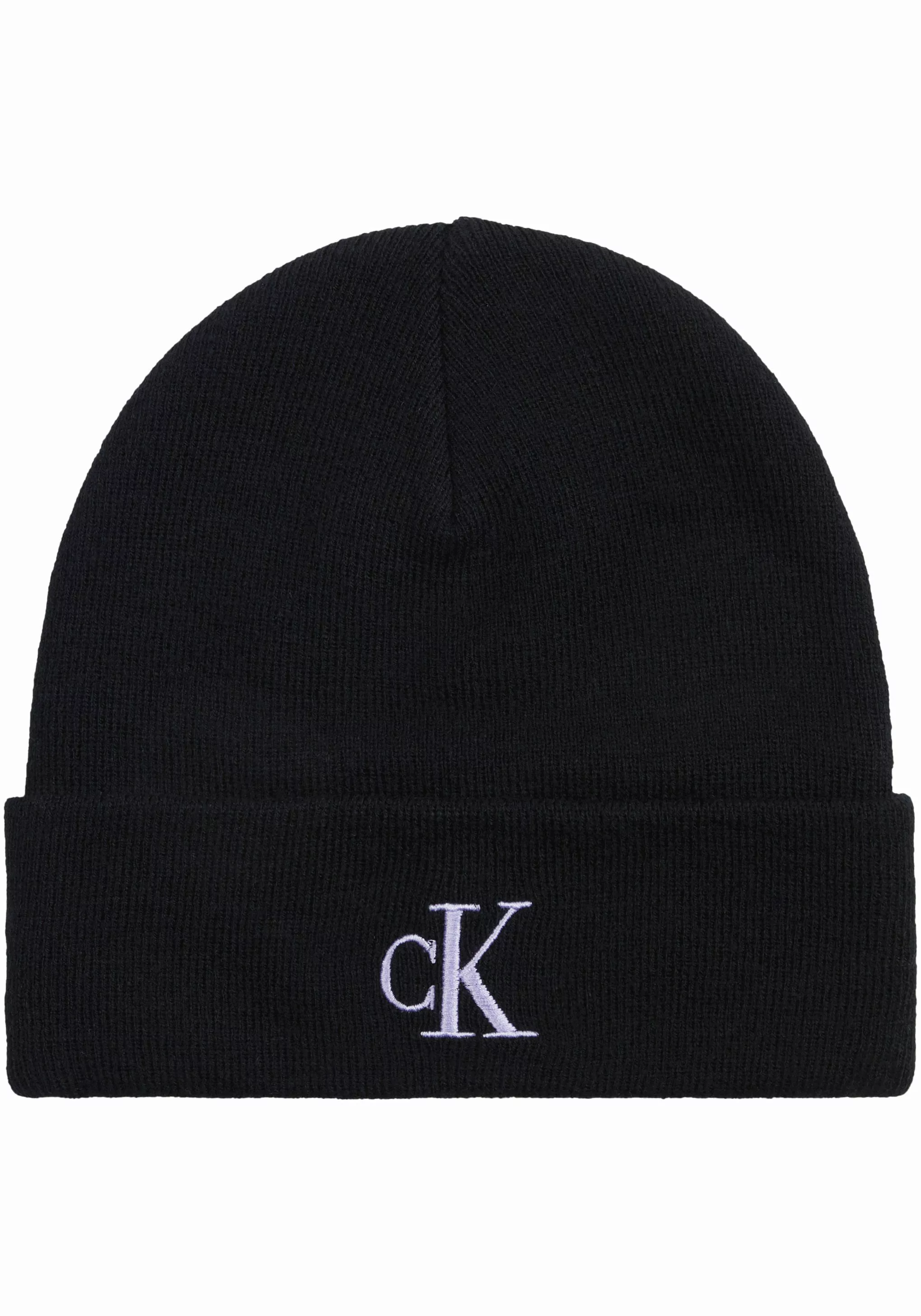 Calvin Klein Jeans Beanie "MONOGRAM EMBRO BEANIE", mit Calvin Klein Jeans S günstig online kaufen