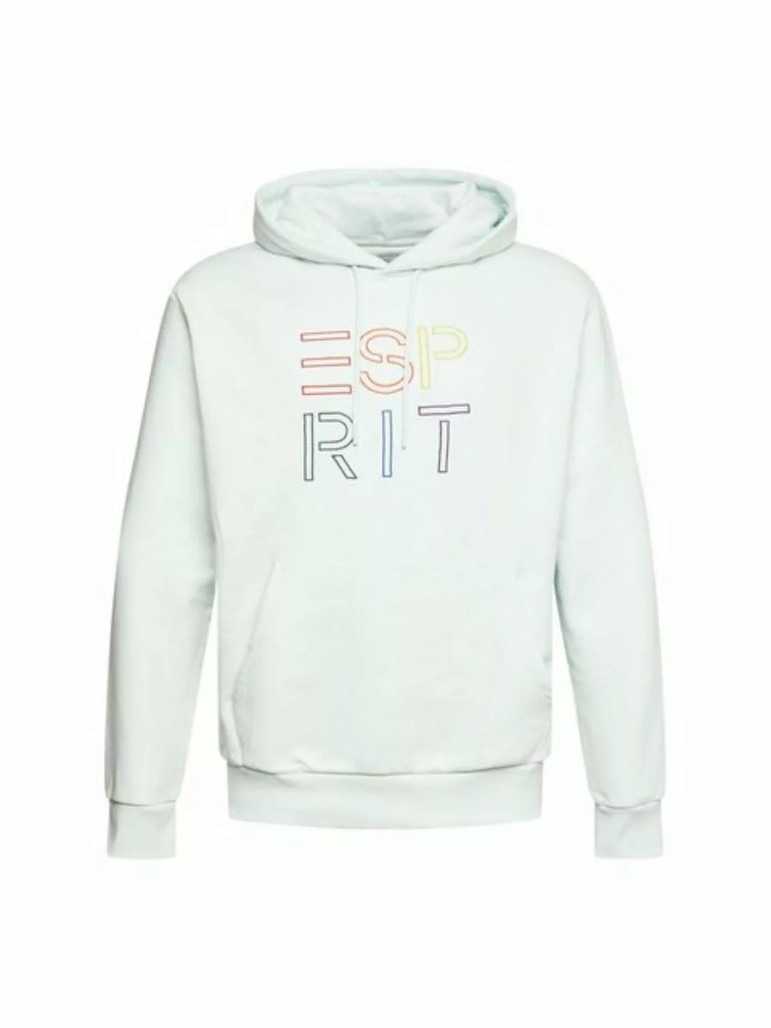 Esprit Sweatshirt Recycelt: Hoodie mit Logo-Stickerei (1-tlg) günstig online kaufen