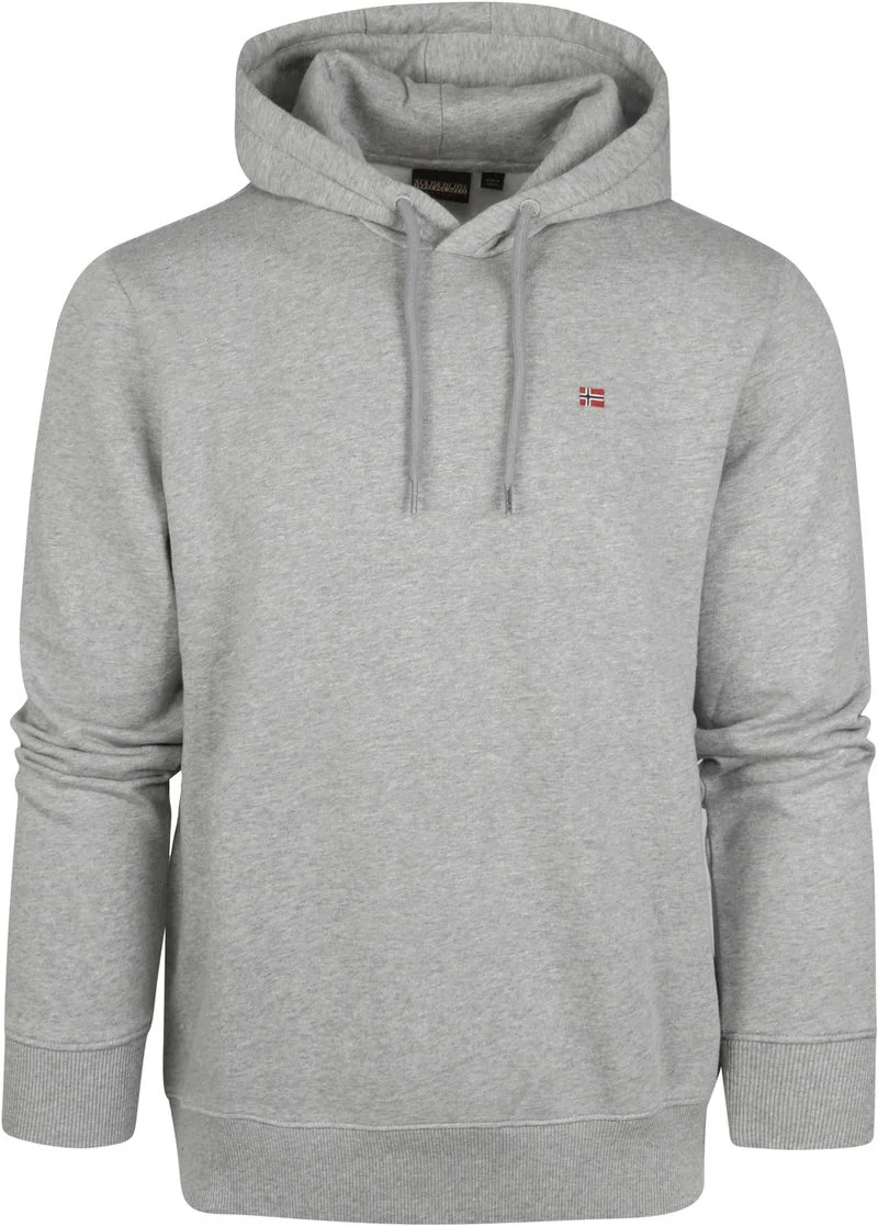 Napapijri Balis Hoodie Grau - Größe M günstig online kaufen