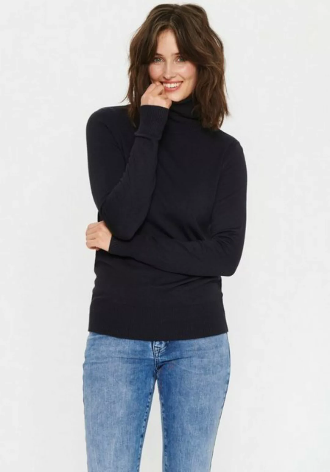 Saint Tropez Rollkragenpullover MilaSZ J2046 mit Viskose günstig online kaufen