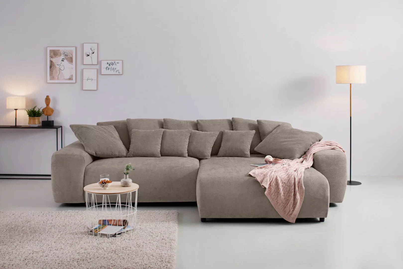 Home affaire Ecksofa "Sundance II, L-Form", mit DuraSpring-Taschenfederkern günstig online kaufen