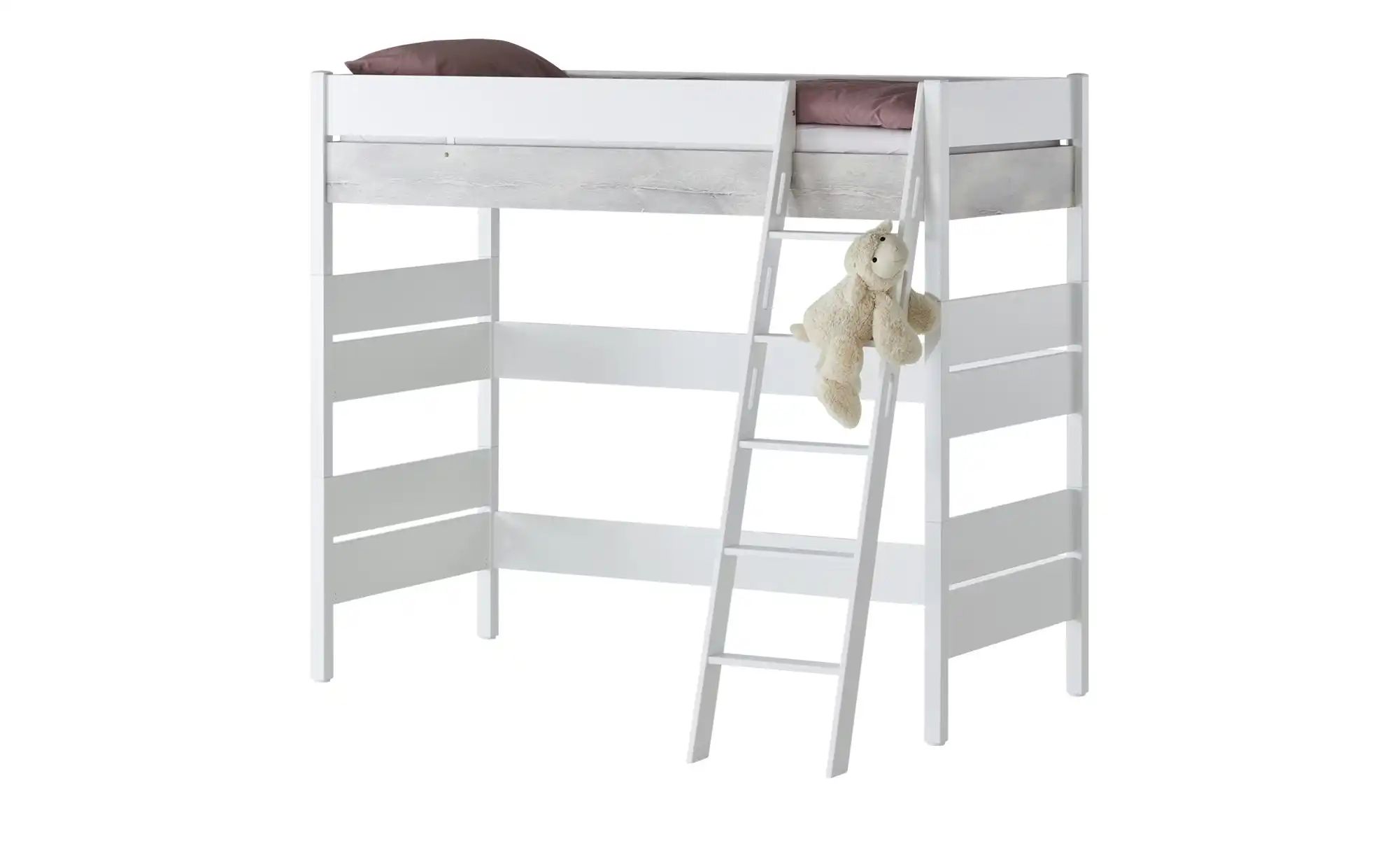 PAIDI Hochbett  Kira ¦ weiß ¦ Maße (cm): B: 210,4 H: 184 T: 181.8 Betten > günstig online kaufen