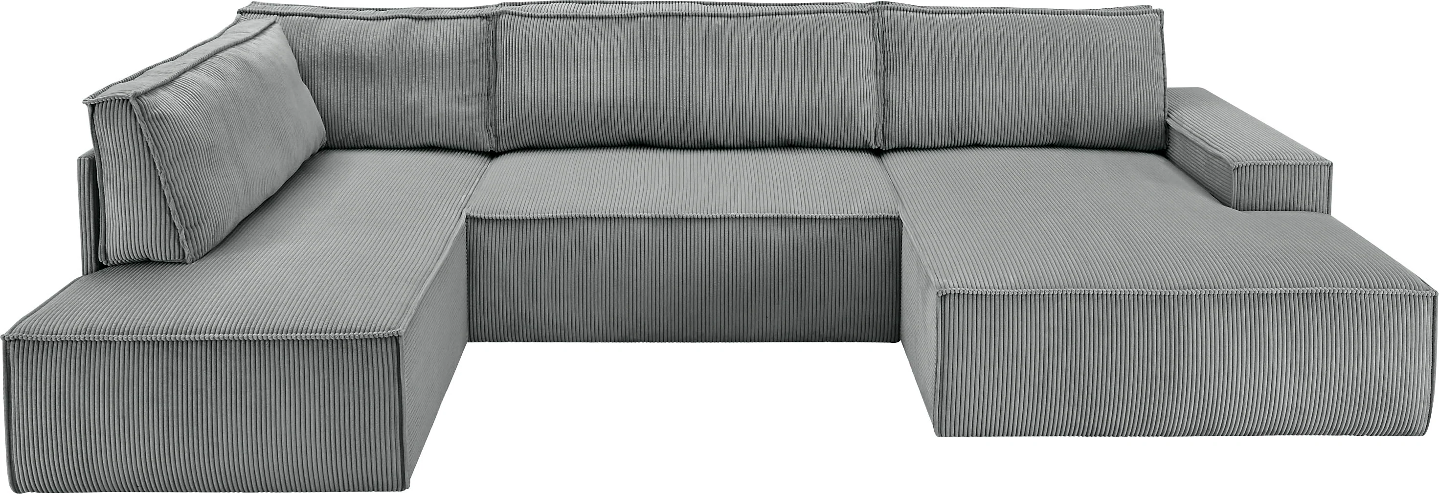 Home affaire Wohnlandschaft "SHERWOOD XXL 329 cm, U-Form, Schlafsofa,", Sch günstig online kaufen