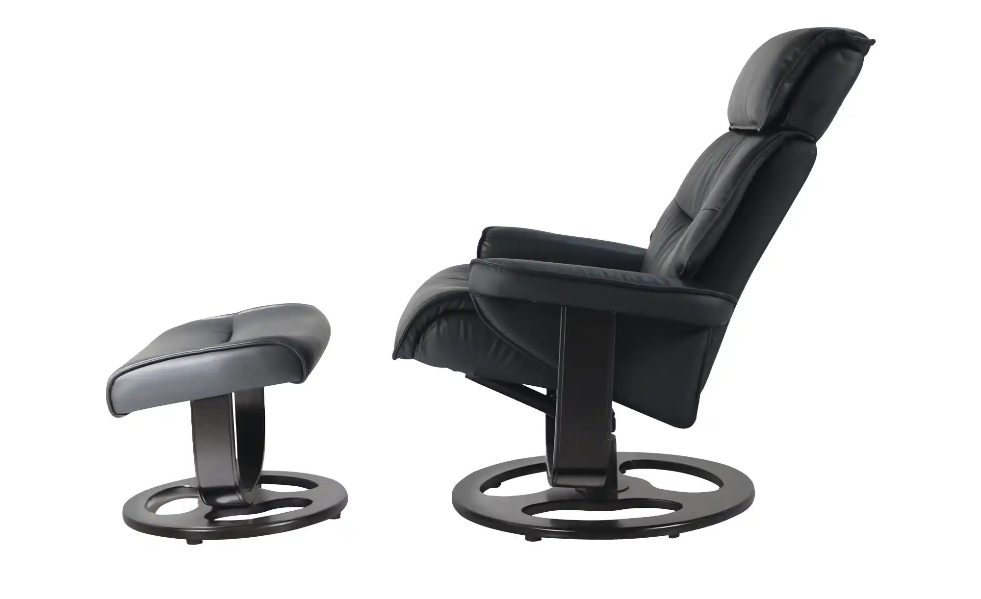 uno Sessel-Hocker-Set mit Relaxfunktion Ben ¦ schwarz Polstermöbel > Sessel günstig online kaufen