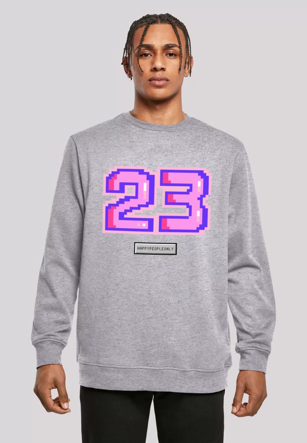 F4NT4STIC Kapuzenpullover "Pixel 23 pink", Print günstig online kaufen