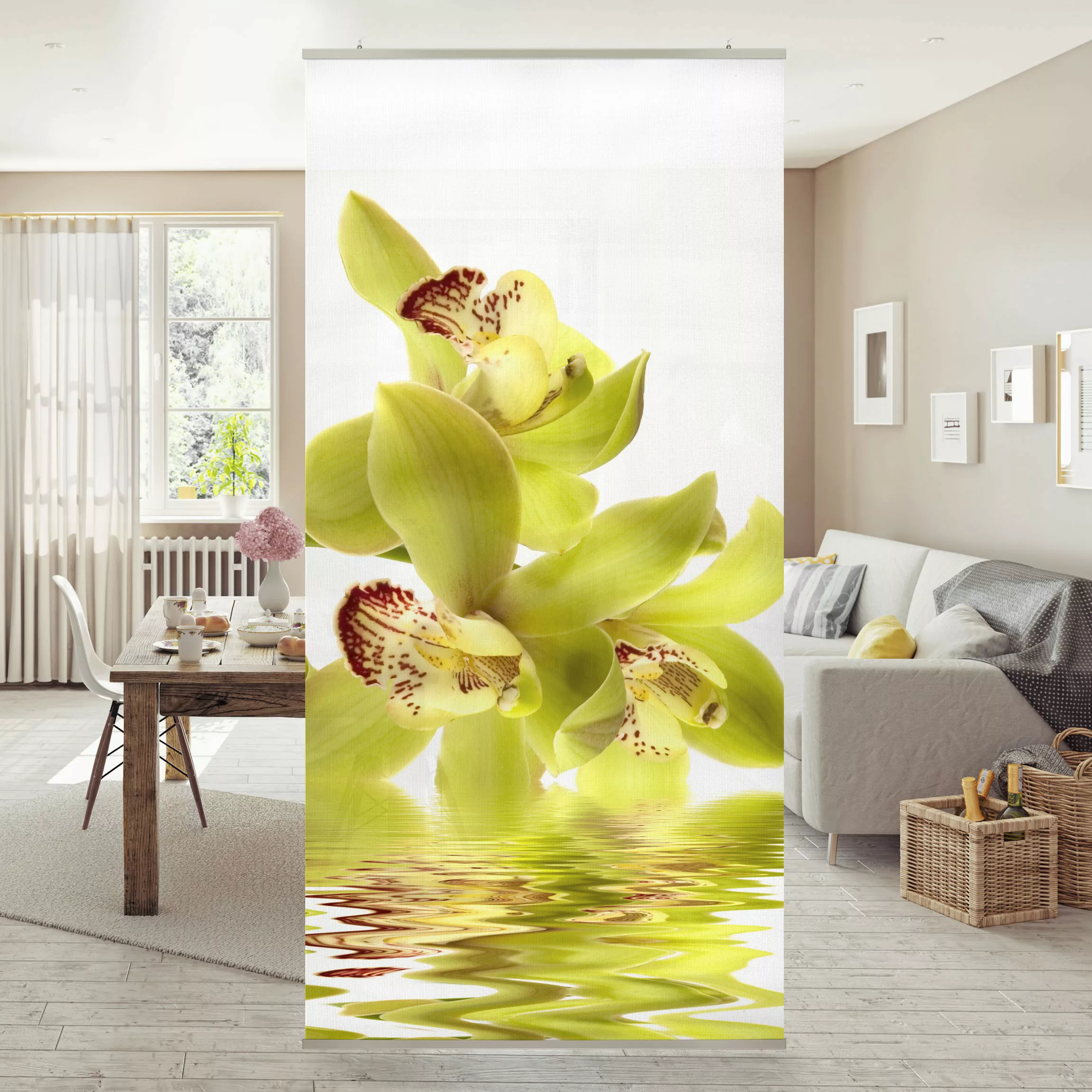 Raumteiler Blumen Splendid Orchid Waters günstig online kaufen