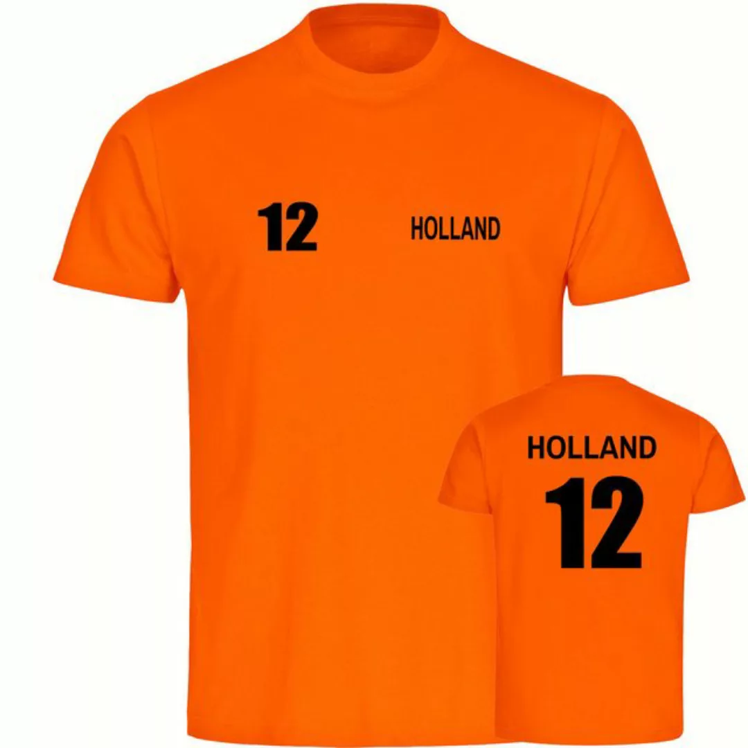 multifanshop T-Shirt Herren Holland - Trikot 12 - Männer günstig online kaufen