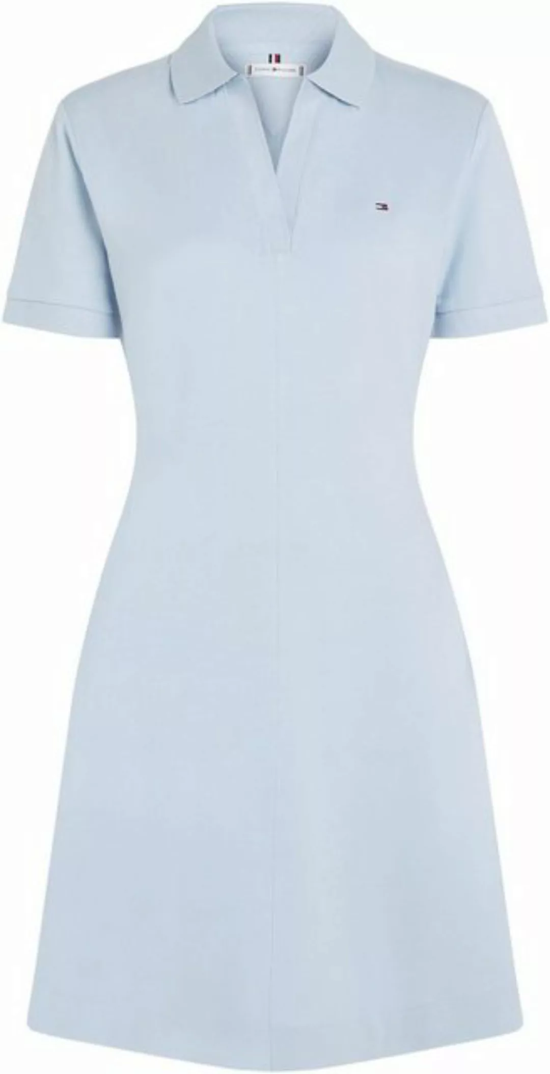 Tommy Hilfiger Polokleid F&F OPEN PLCKT LYCLL POLO DRS SS mit Logostickerei günstig online kaufen