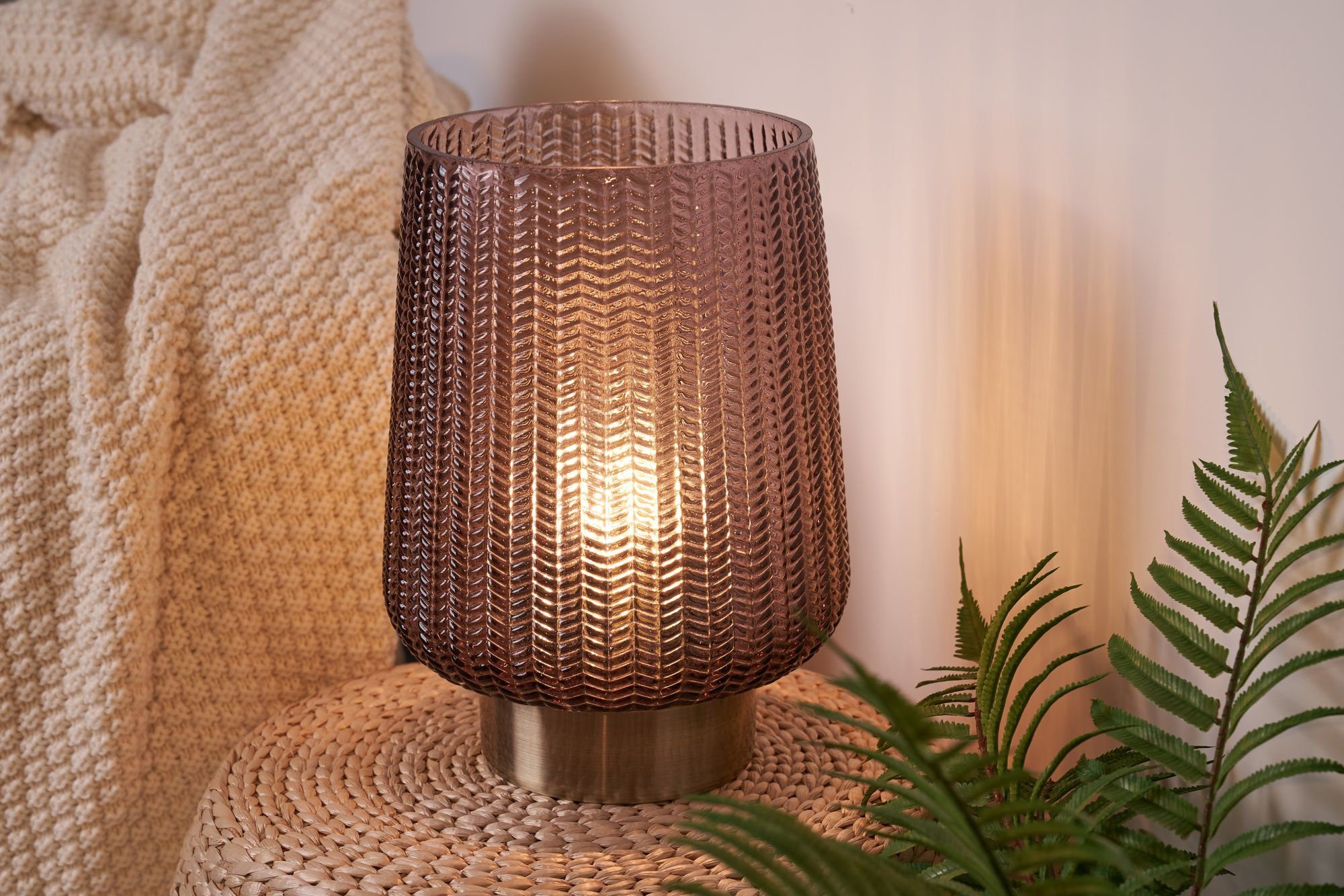 Pauleen Fancy Glamour E27-LED Batterie taupe/mess. günstig online kaufen