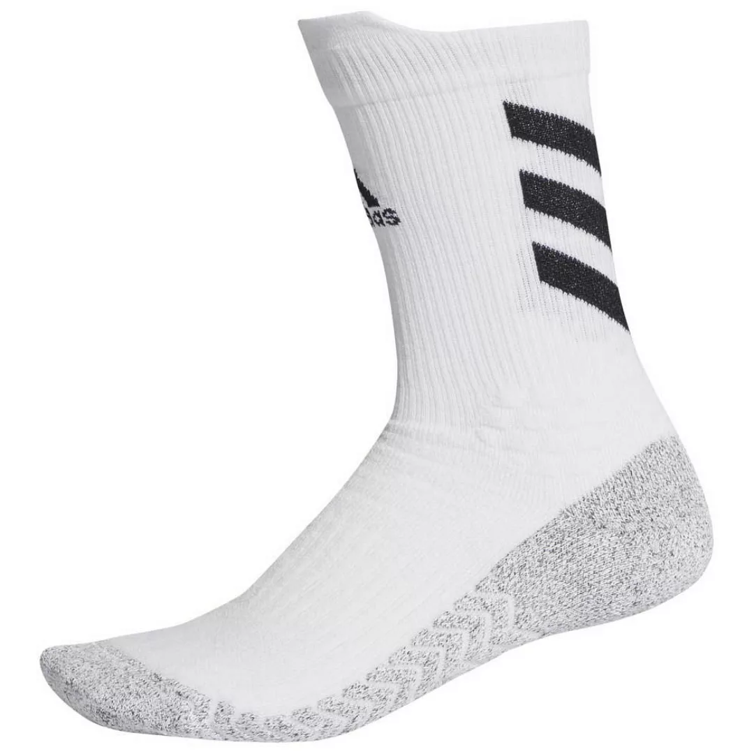 Adidas Alphaskin Traxion Crew Max Cushion Socken EU 37-39 White / Black / B günstig online kaufen