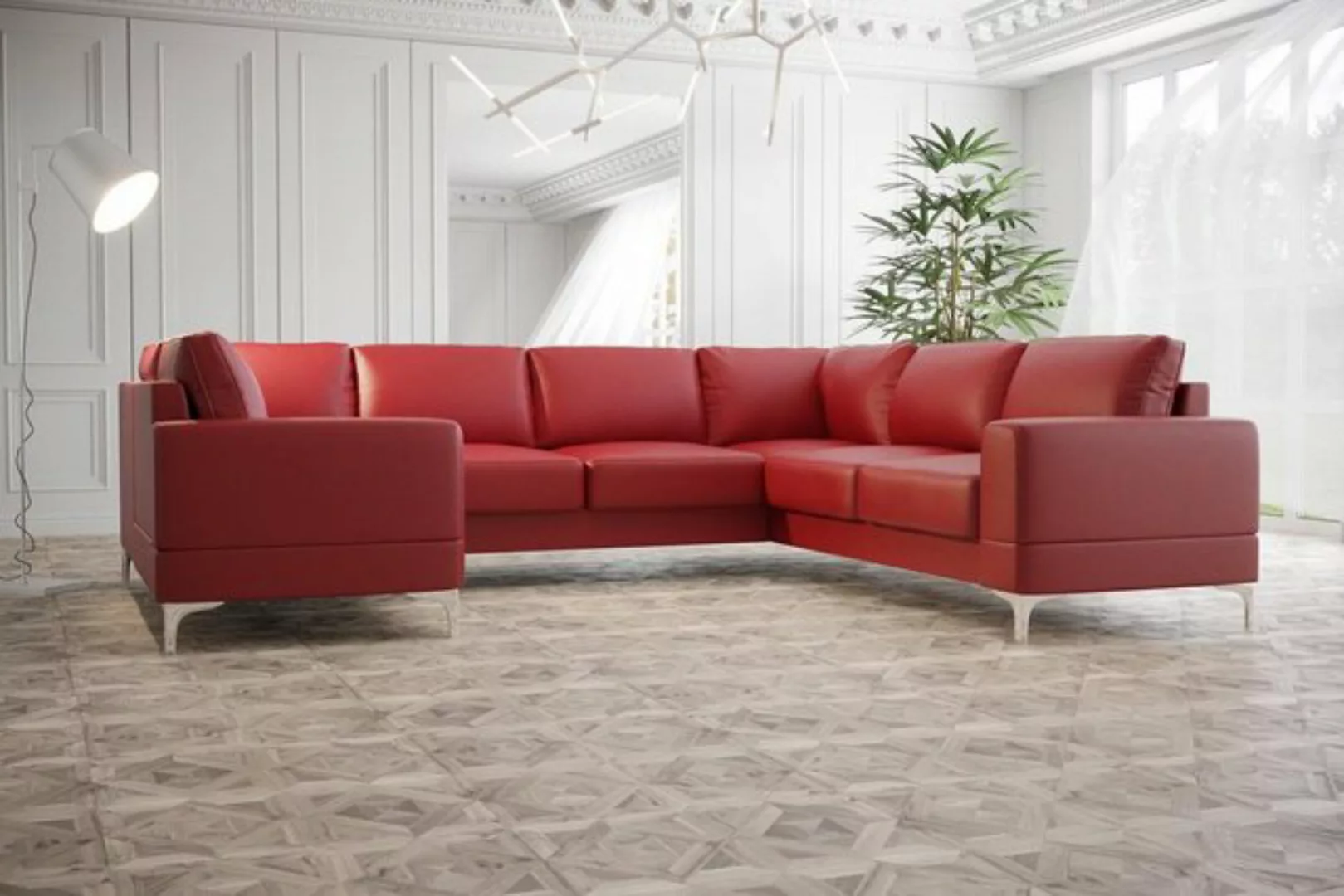 JVmoebel Ecksofa Wohnlandschaft Polsterecke Sofa Couch Sofas Neu, Made in E günstig online kaufen