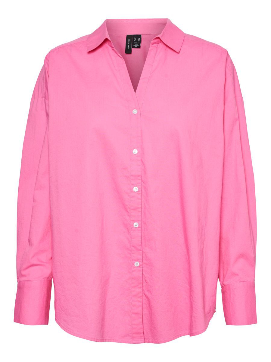 VERO MODA Farbige Langarmhemd Damen Pink günstig online kaufen