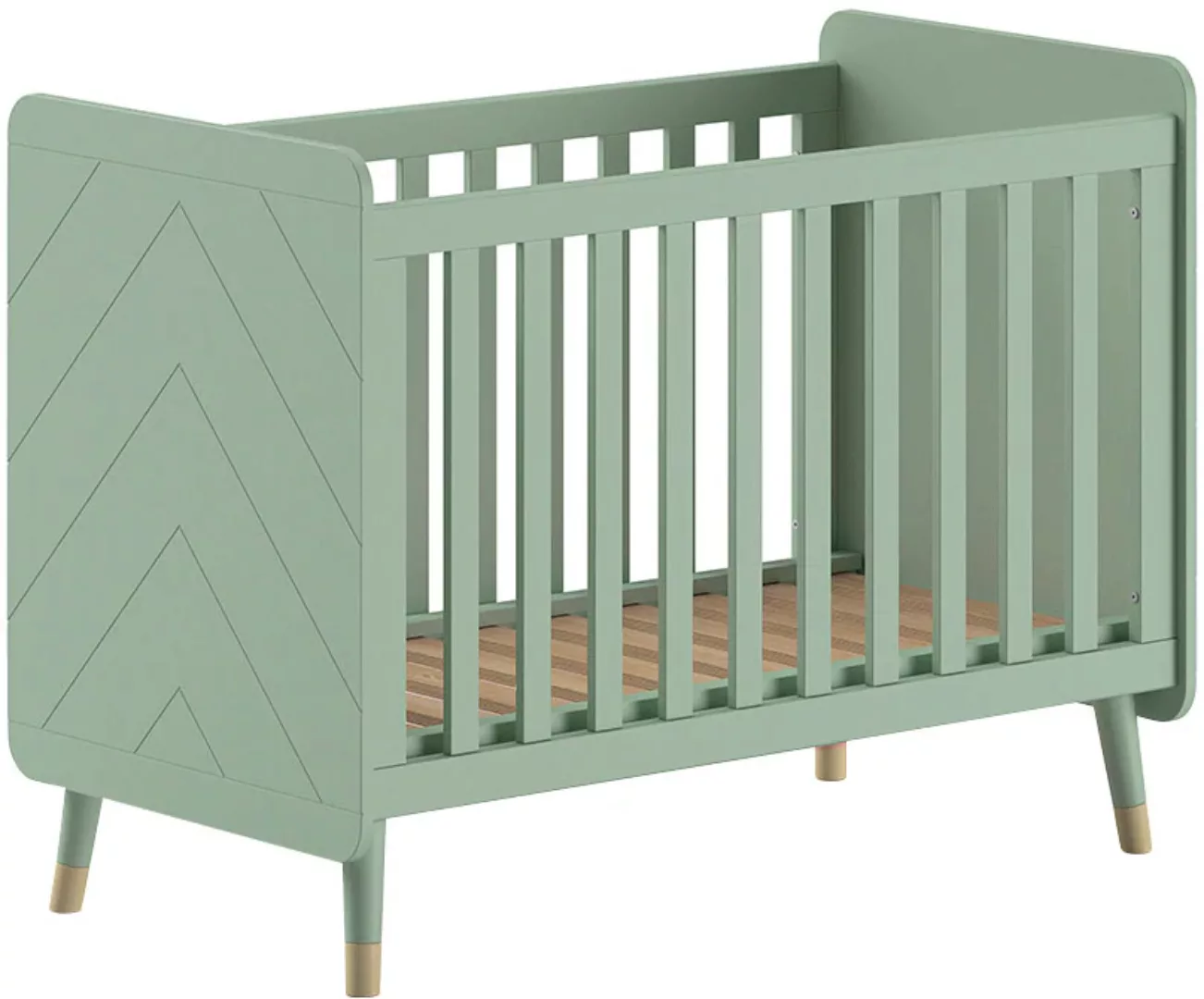 Vipack Kinderbett, m. LF 60x120cm, verst. Lattenboden, MDF lackiert, wahlwe günstig online kaufen
