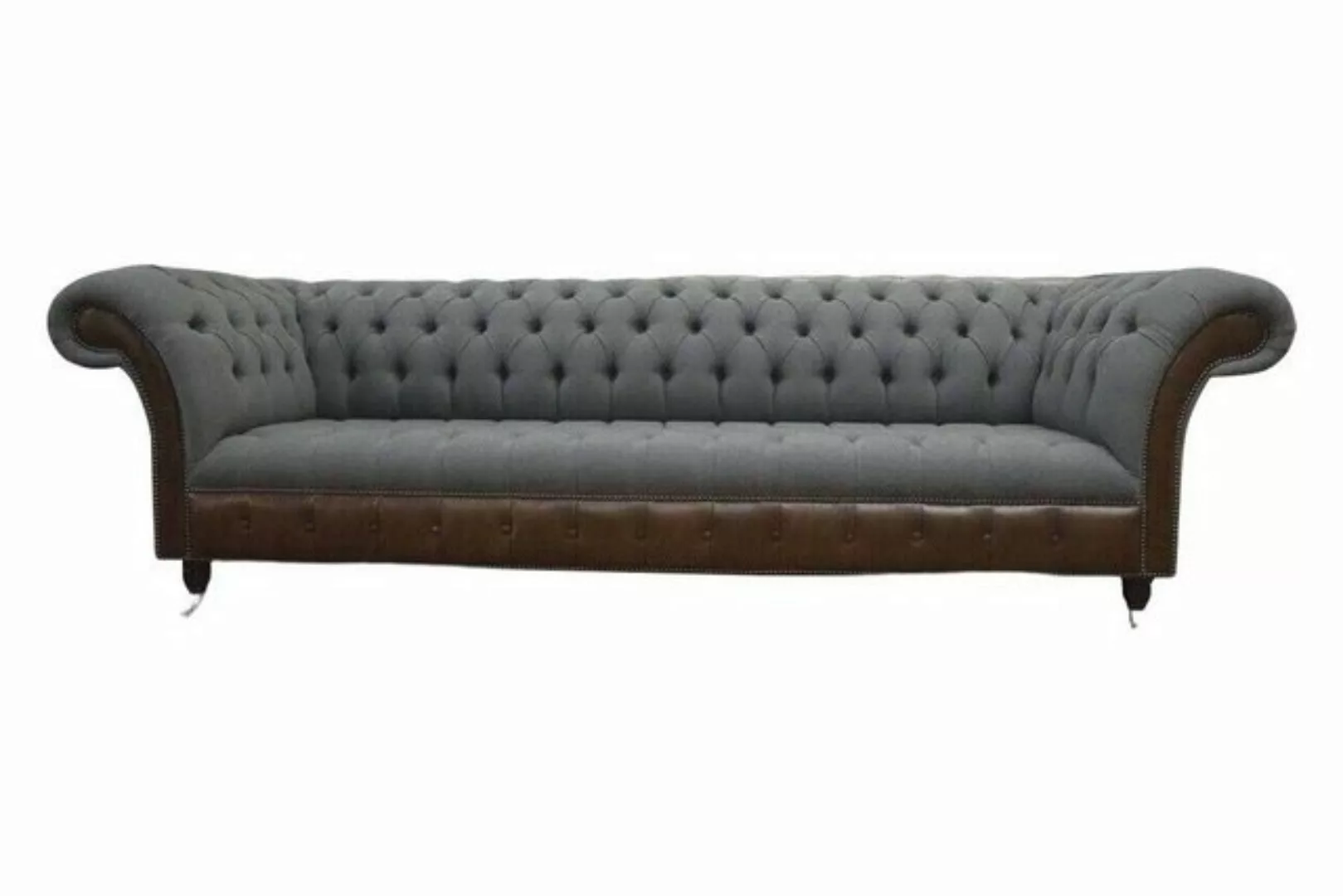 Xlmoebel Sofa Englisches Chesterfield Premium Stoff Sofa 4-Sitzer Polsterun günstig online kaufen