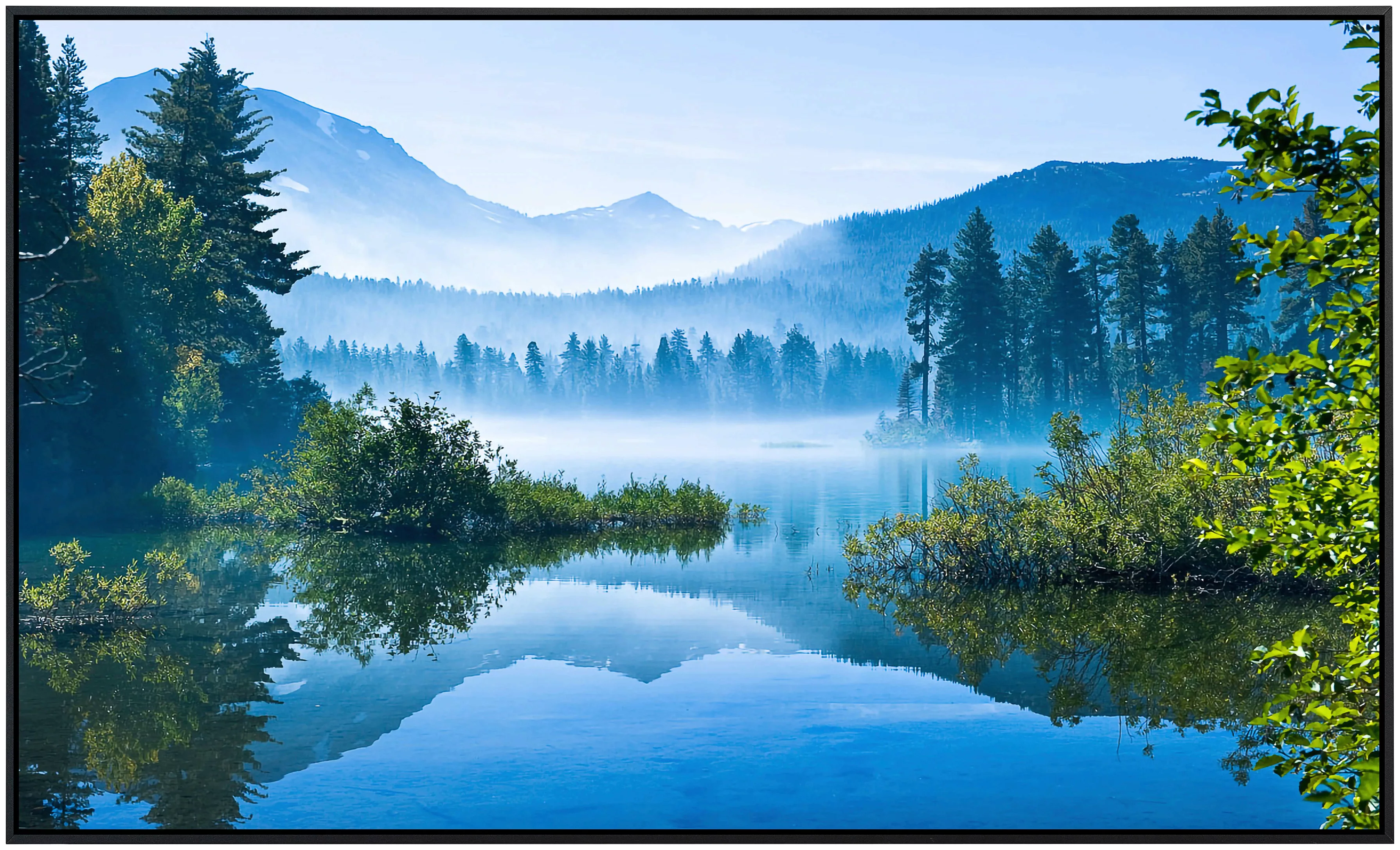 Papermoon Infrarotheizung »See in Landschaft«, sehr angenehme Strahlungswär günstig online kaufen