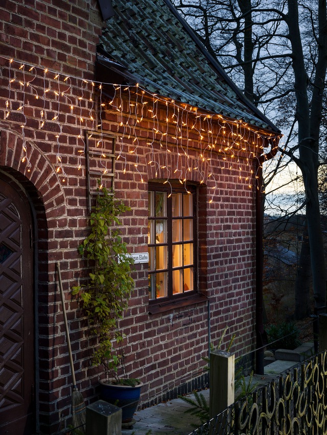 KONSTSMIDE LED-Lichtervorhang »Weihnachtsdeko aussen«, 200 St.-flammig, LED günstig online kaufen
