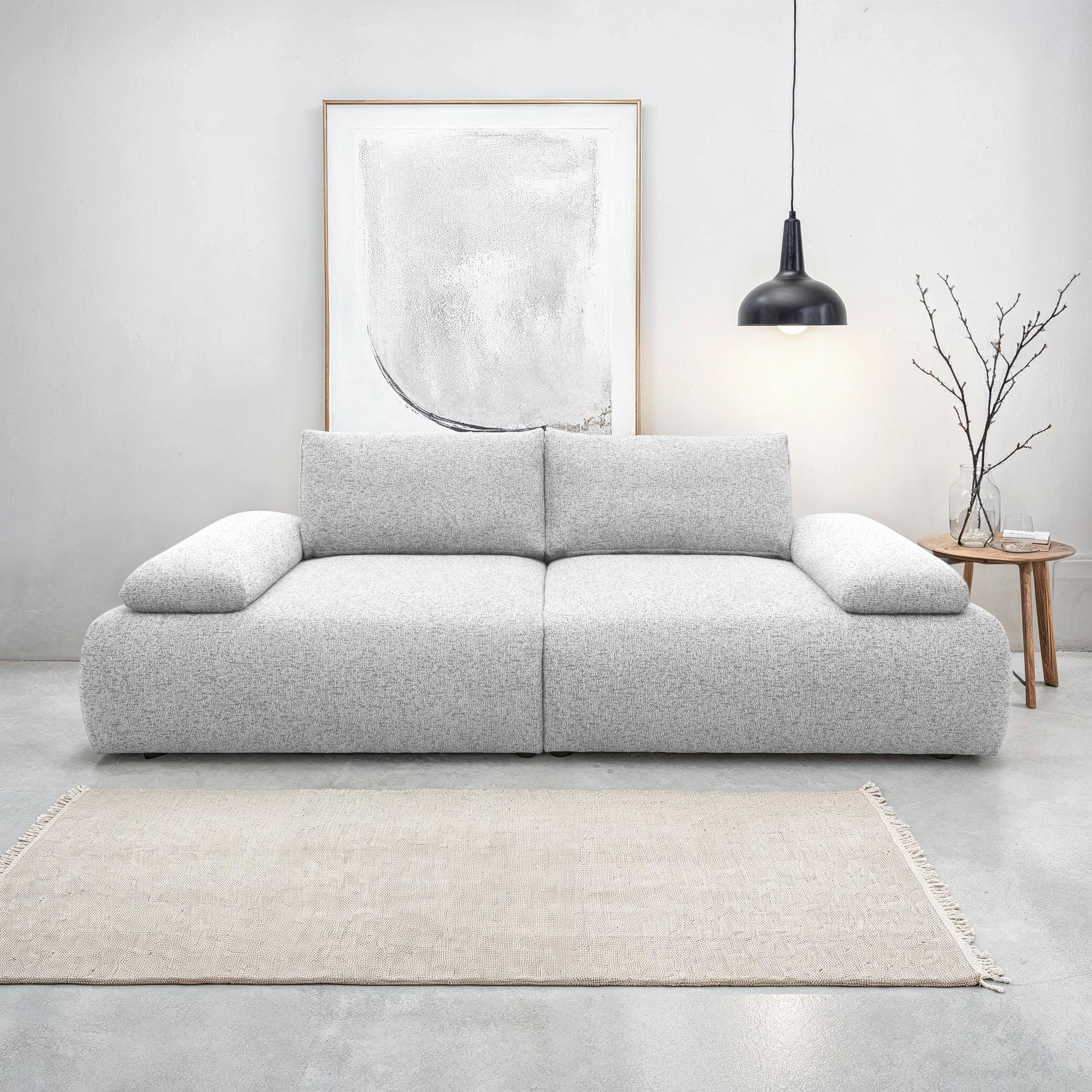 DOMO collection Big-Sofa "800016 Megasofa Breite 244cm, Federkernunterfeder günstig online kaufen