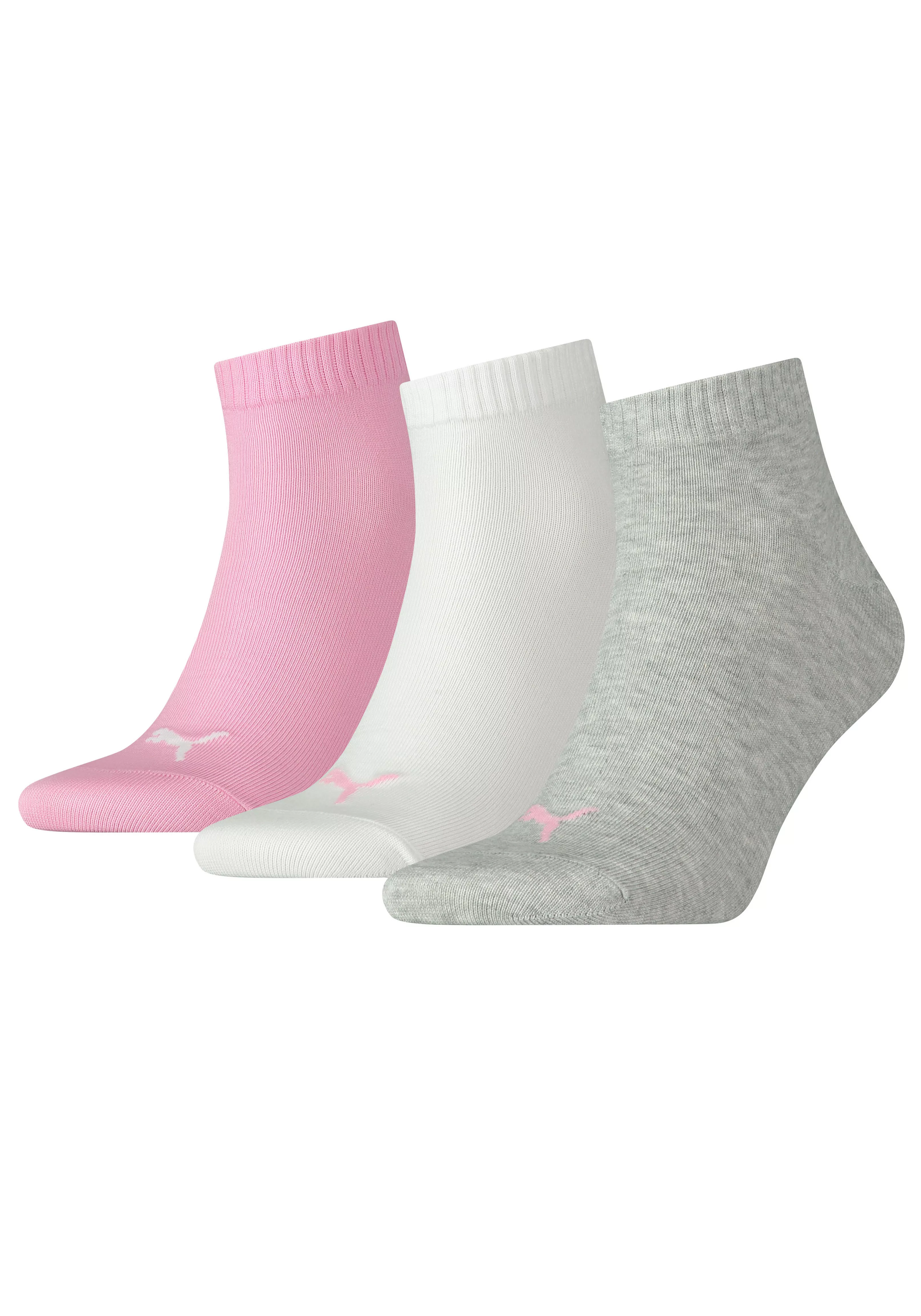 PUMA Kurzsocken, (3er-Pack), mit Rippbündchen günstig online kaufen