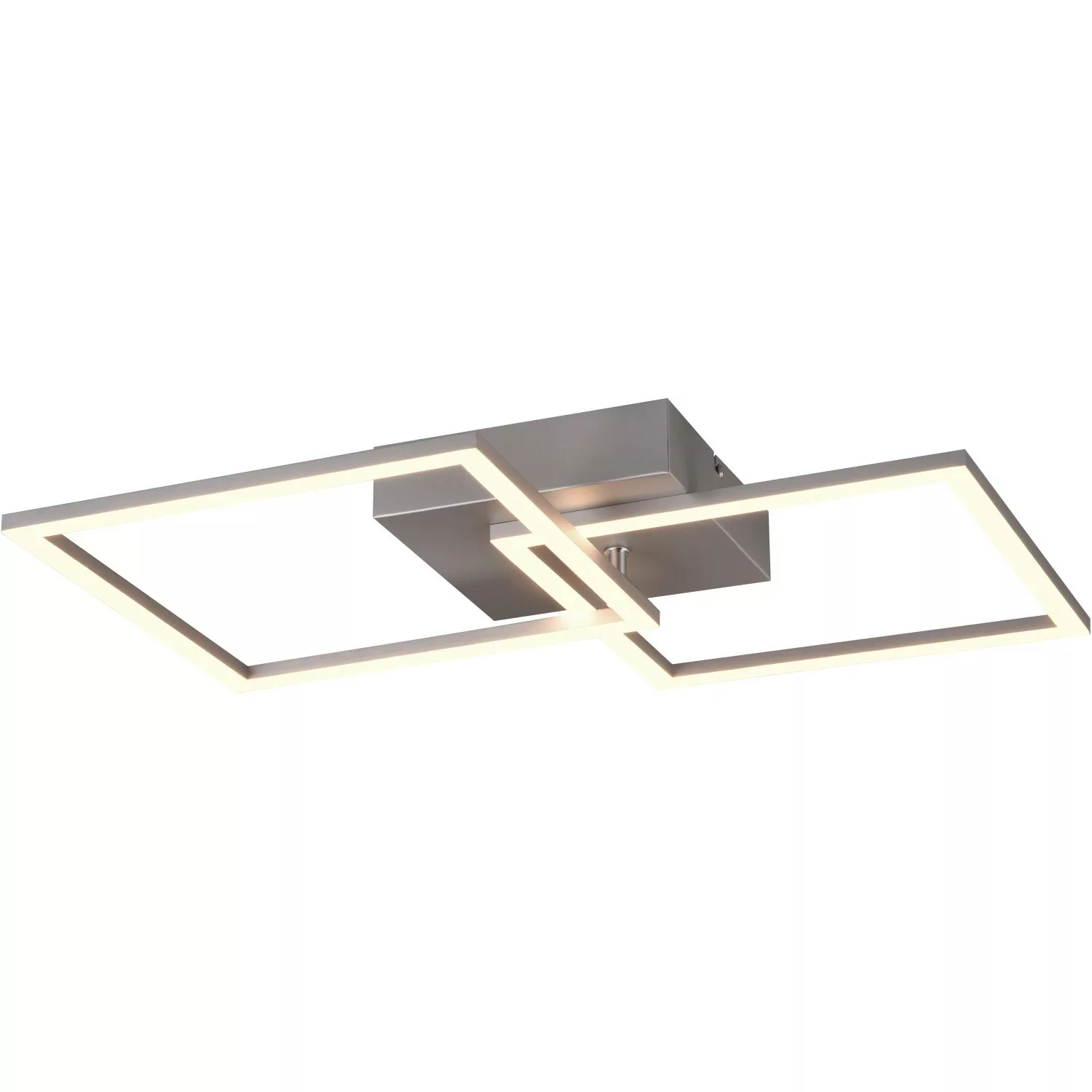 Reality LED Deckenleuchte Trail 1-flammig Titanfarbig 44,6 cm x 39,6 cm günstig online kaufen