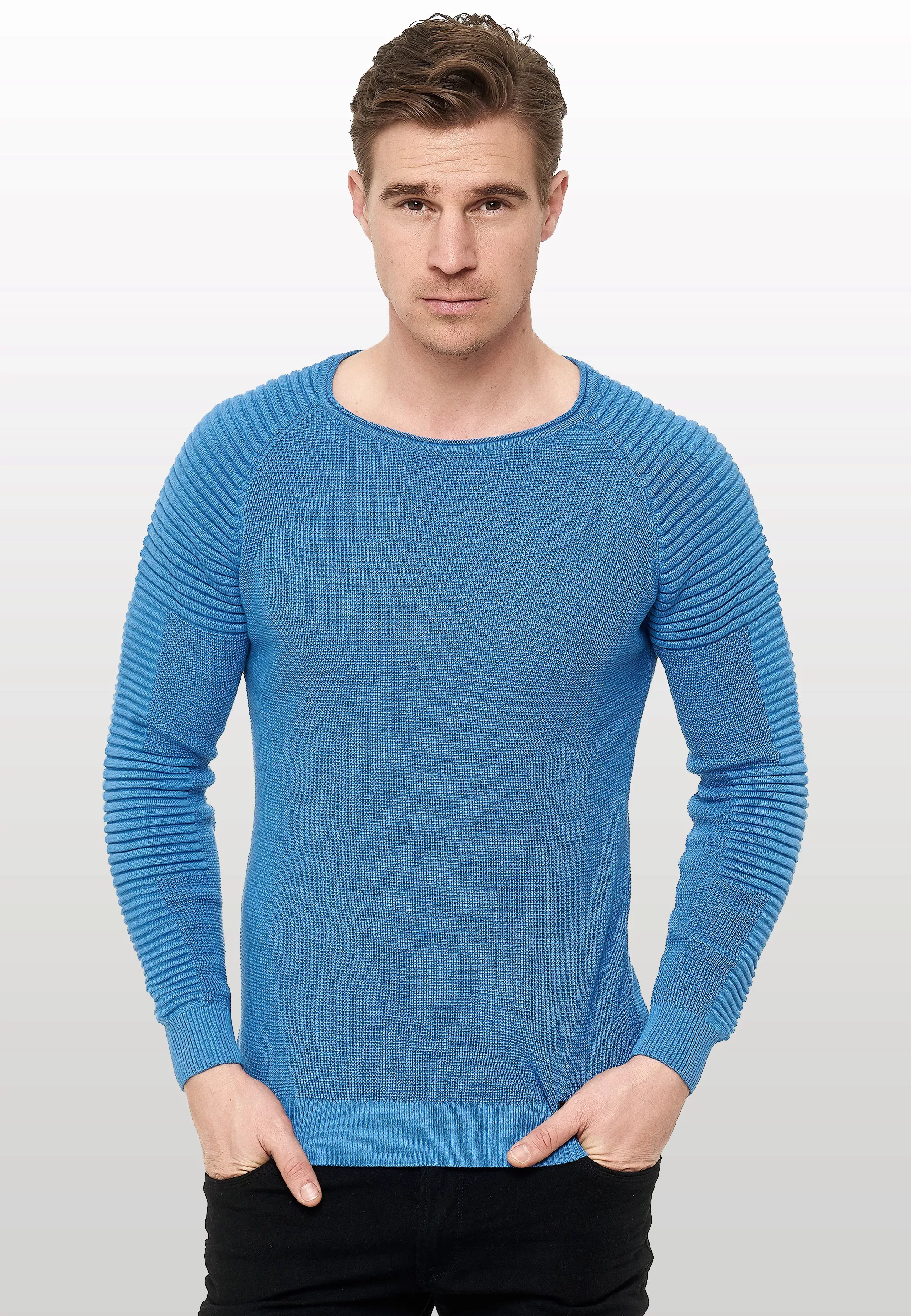 Rusty Neal Strickpullover, mit modernem Rundhalsausschnitt günstig online kaufen