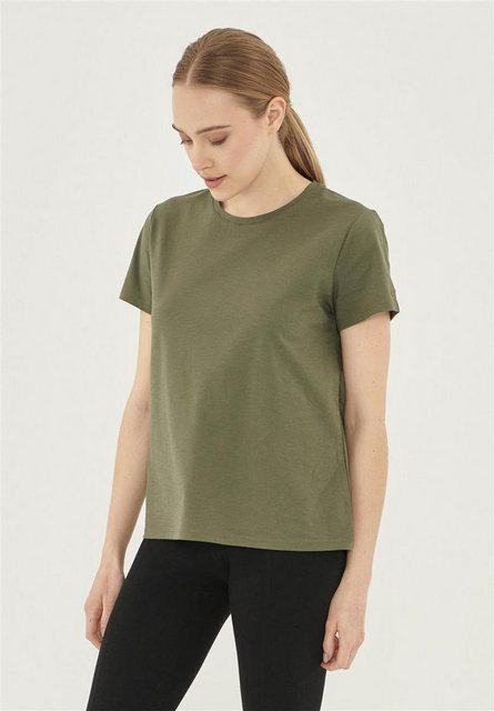 Garment Dyed T-shirt Aus Bio-baumwolle Mit Baum-print günstig online kaufen