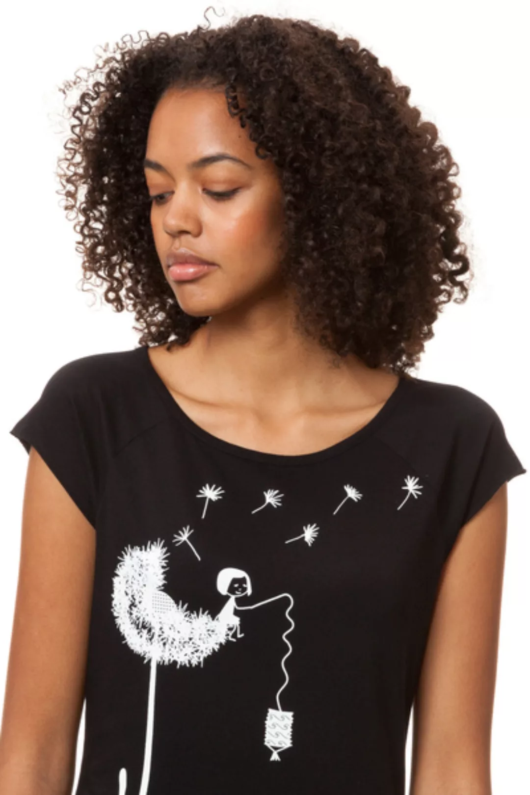 Damen T-shirt Pusteblume Bio Fair günstig online kaufen