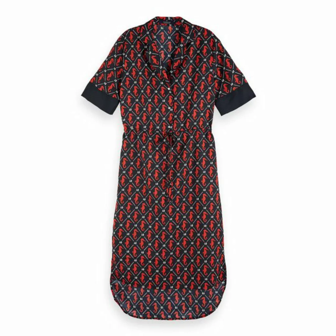 Maison Scotch Jerseykleid Maison Scotch Damen Kleid Printed Dress 153294 günstig online kaufen