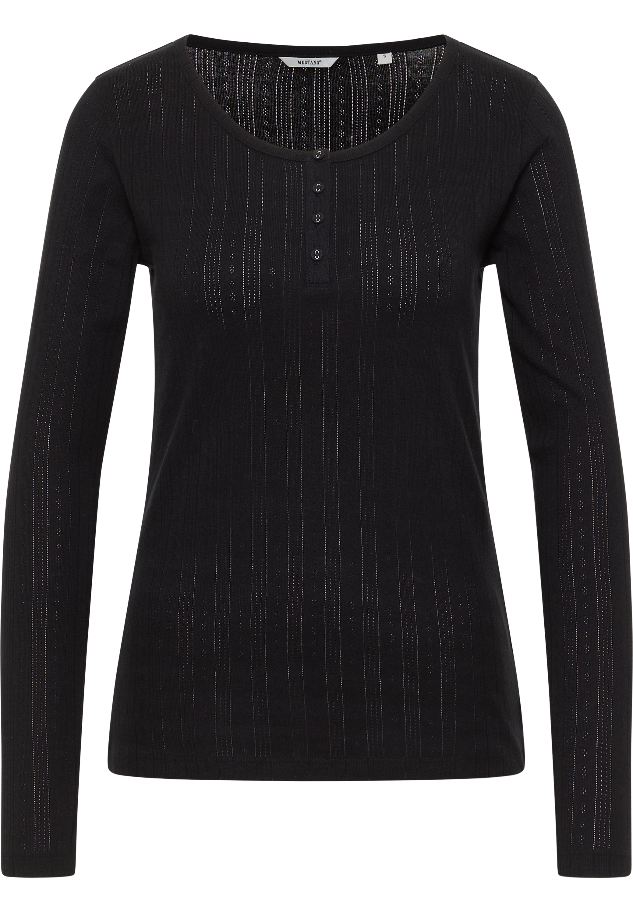 MUSTANG Langarmshirt "Damen Style Hope" günstig online kaufen