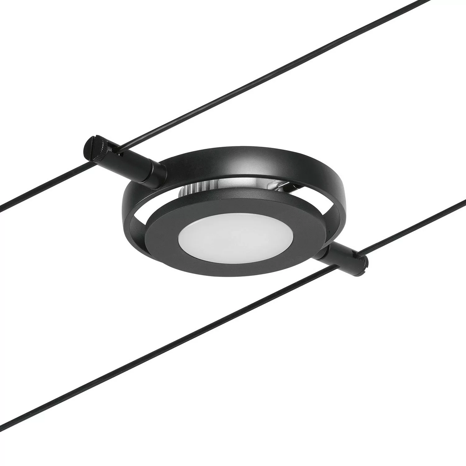 Paulmann Wire RoundMac LED-Seilsystem 5-fl schwarz günstig online kaufen